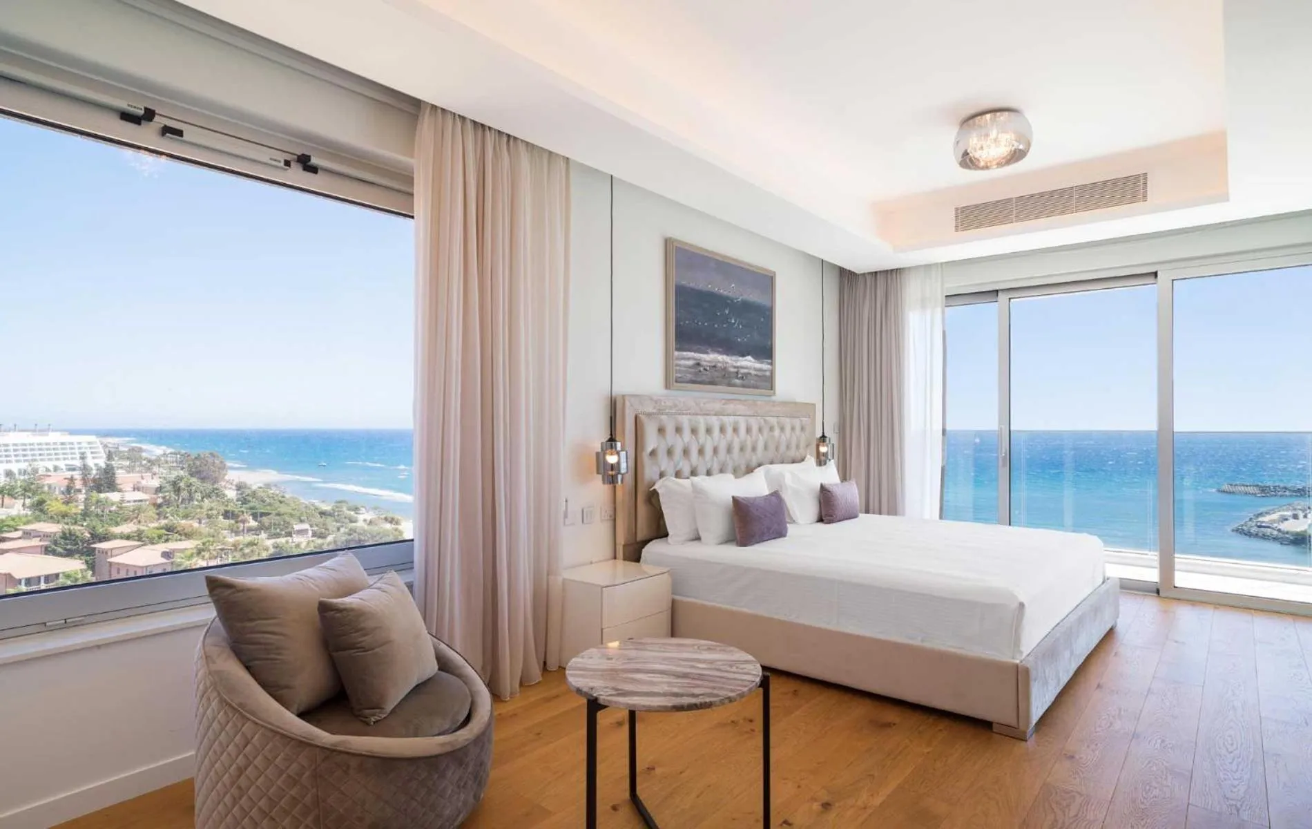 Bed in The Tower at St Raphael Resort