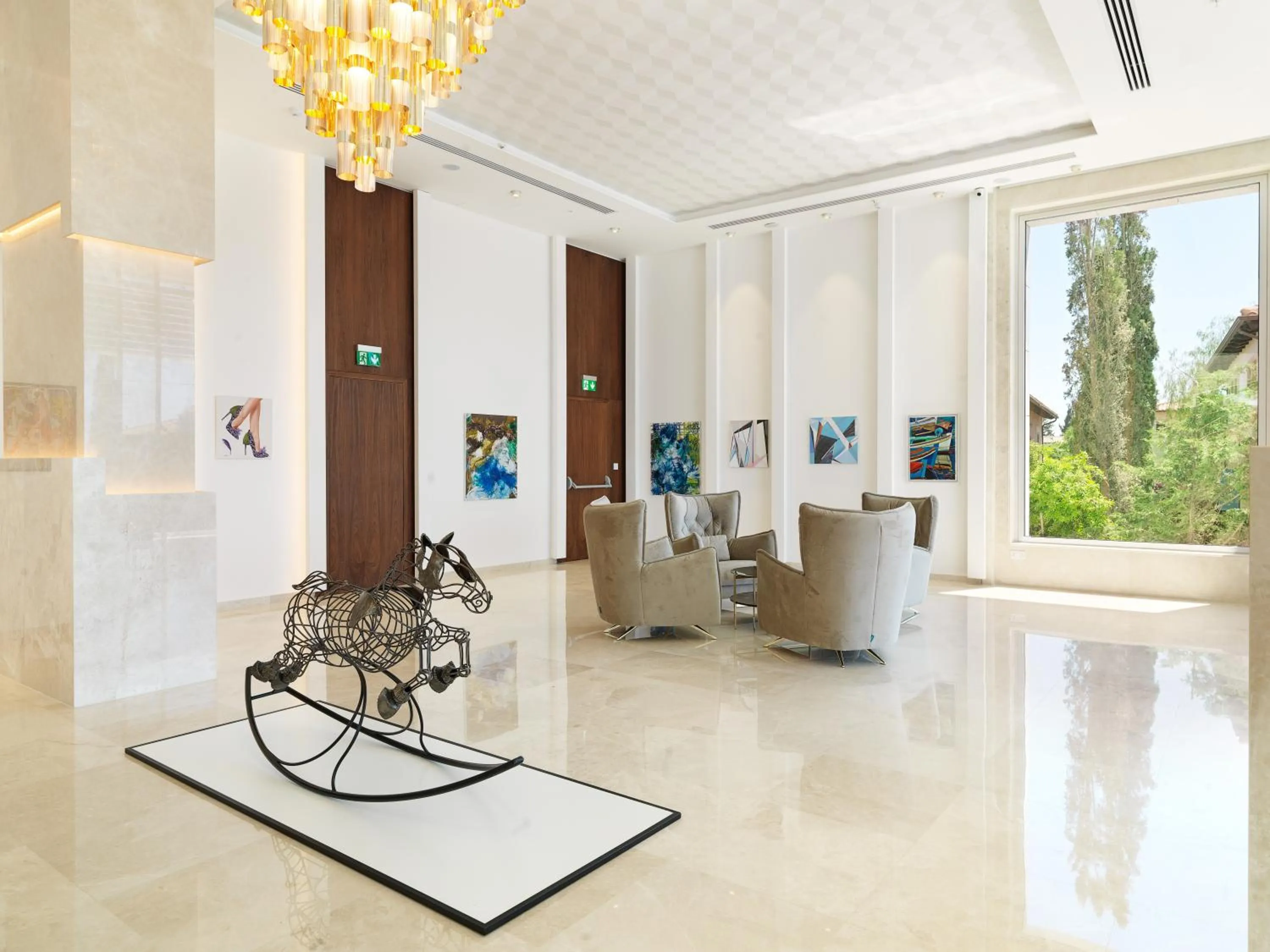 Lobby or reception in The Tower at St Raphael Resort