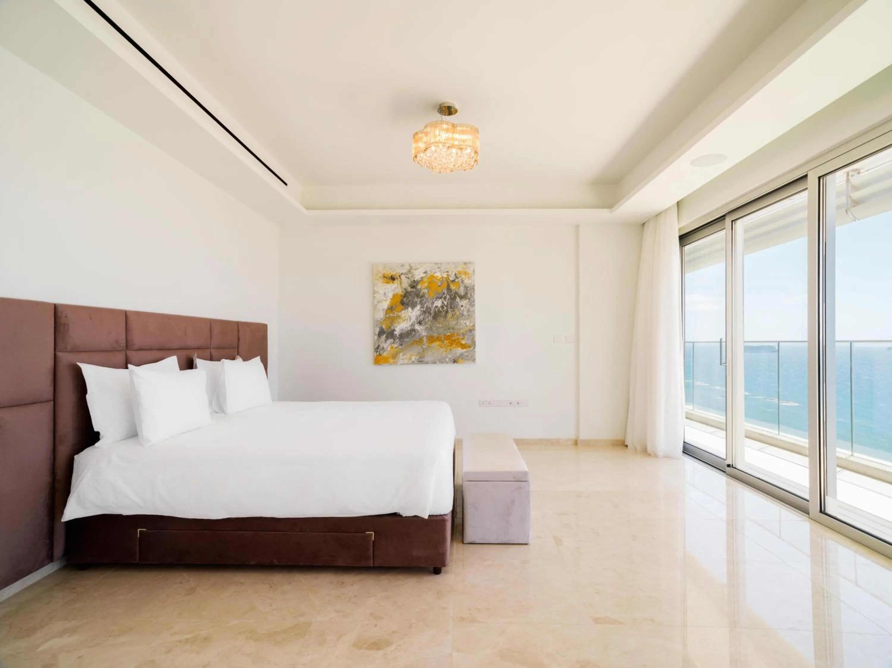 Bed in The Tower at St Raphael Resort