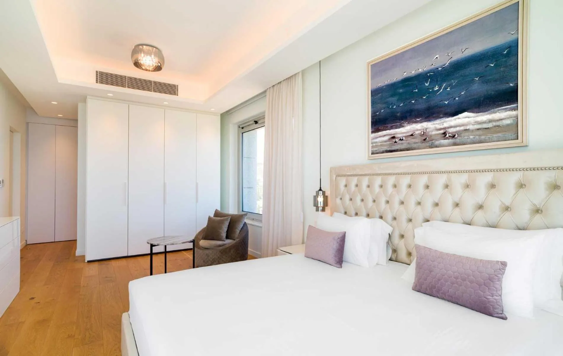 Bed in The Tower at St Raphael Resort