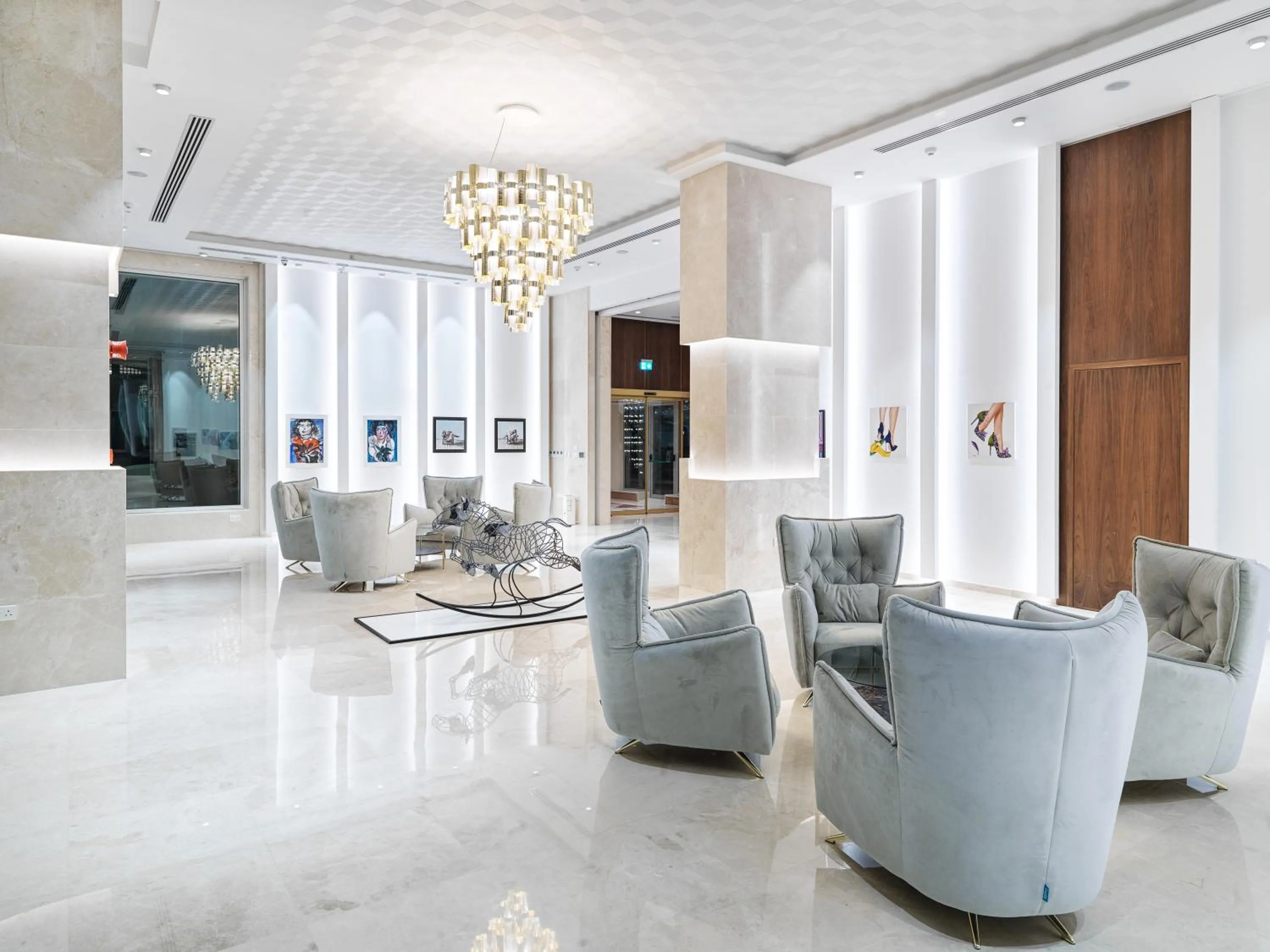 Lobby or reception in The Tower at St Raphael Resort