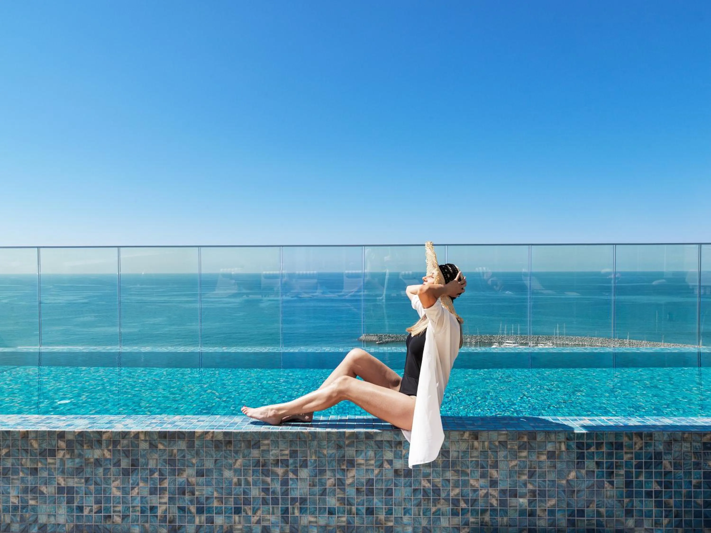 Swimming pool in The Tower at St Raphael Resort