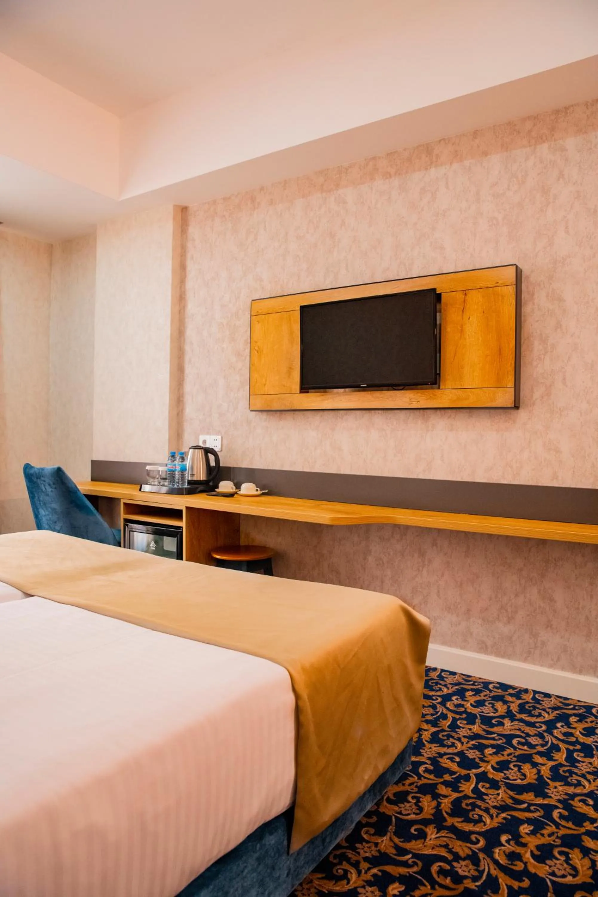 Bed in Arion Hotel Baku