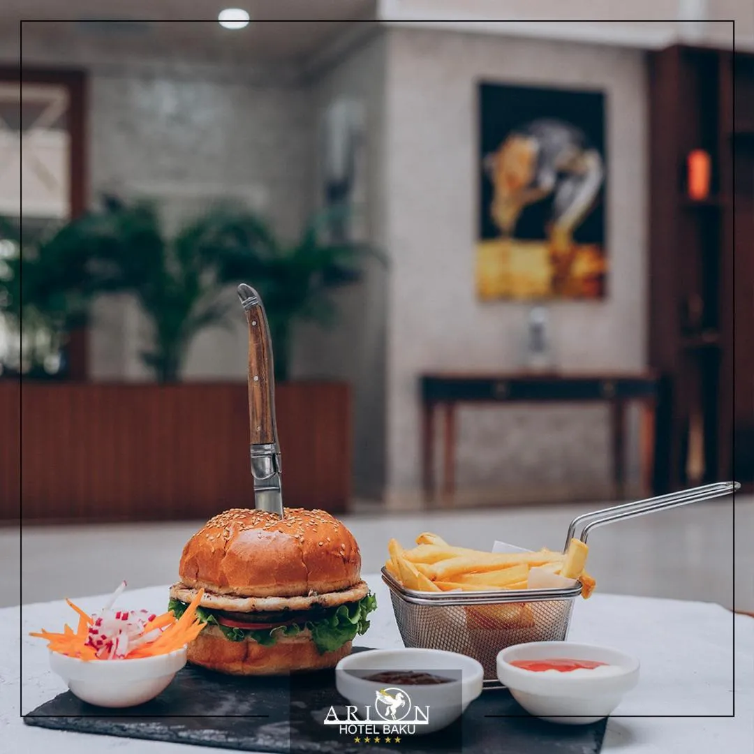Food and drinks in Arion Hotel Baku