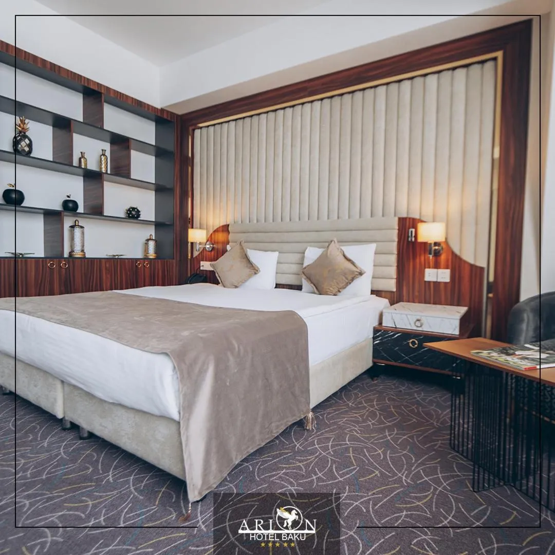 Bed in Arion Hotel Baku