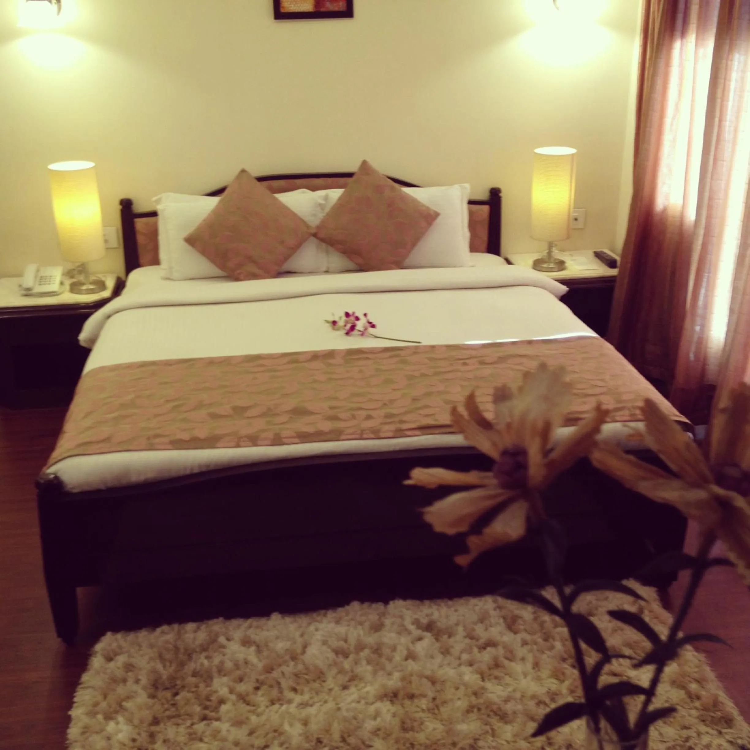 Bed in Hotel Polo Towers Shillong