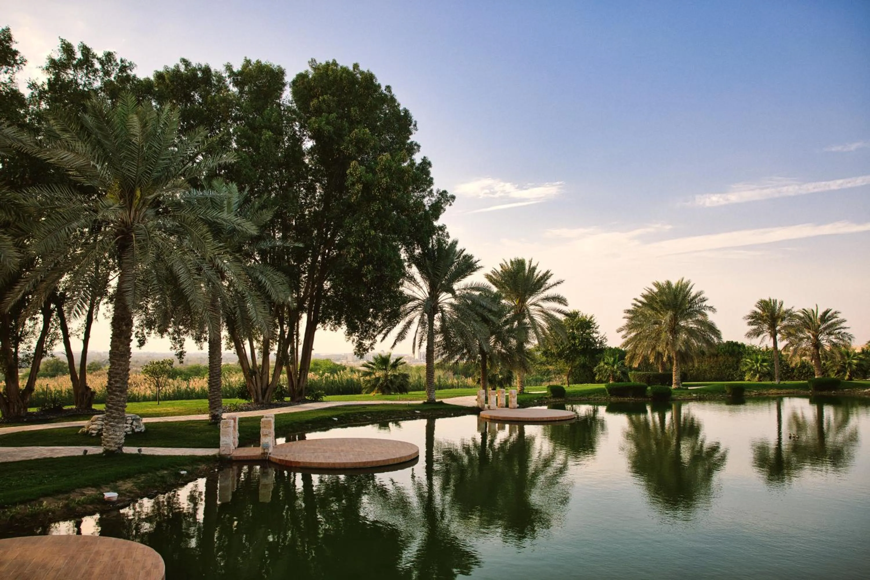 Natural landscape in Raffles Al Areen Palace Bahrain