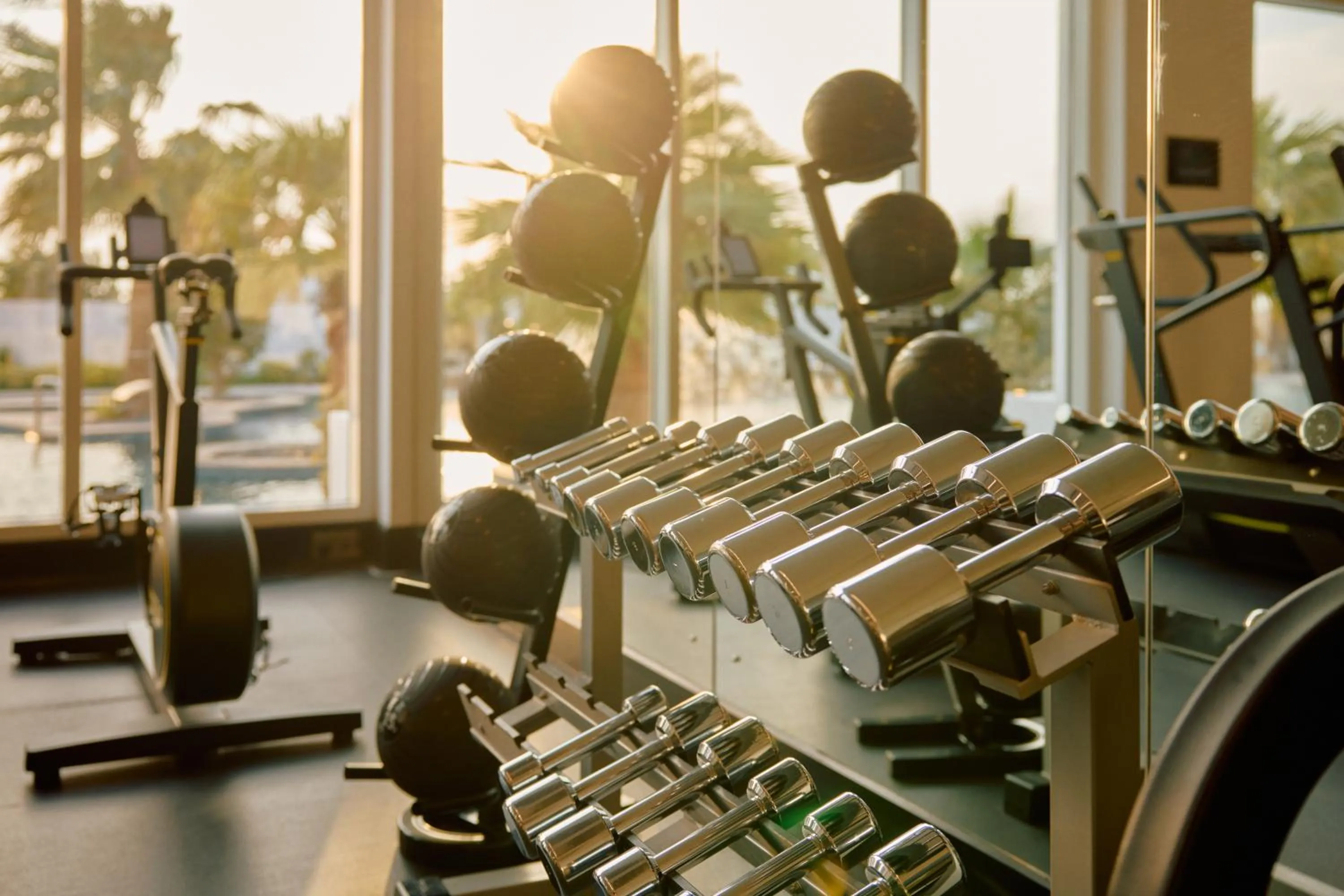 Fitness centre/facilities in Raffles Al Areen Palace Bahrain