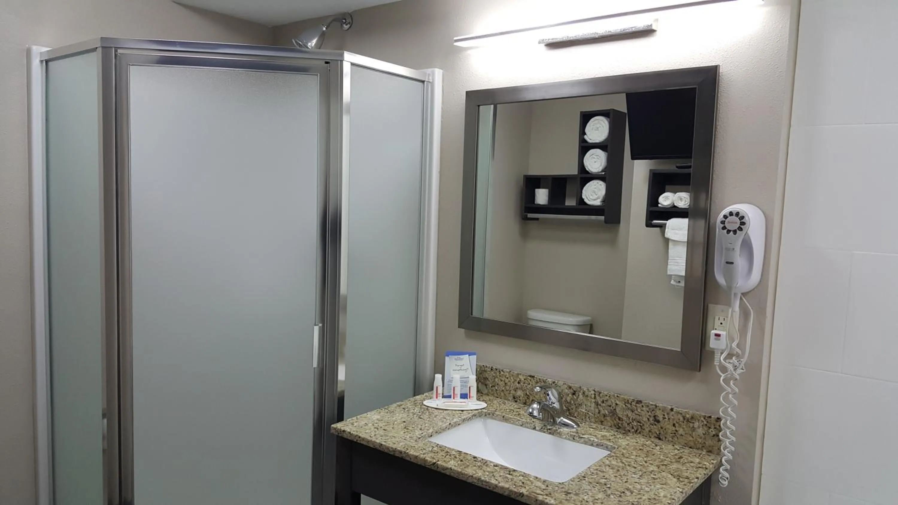 Shower in Baymont by Wyndham Clarksville