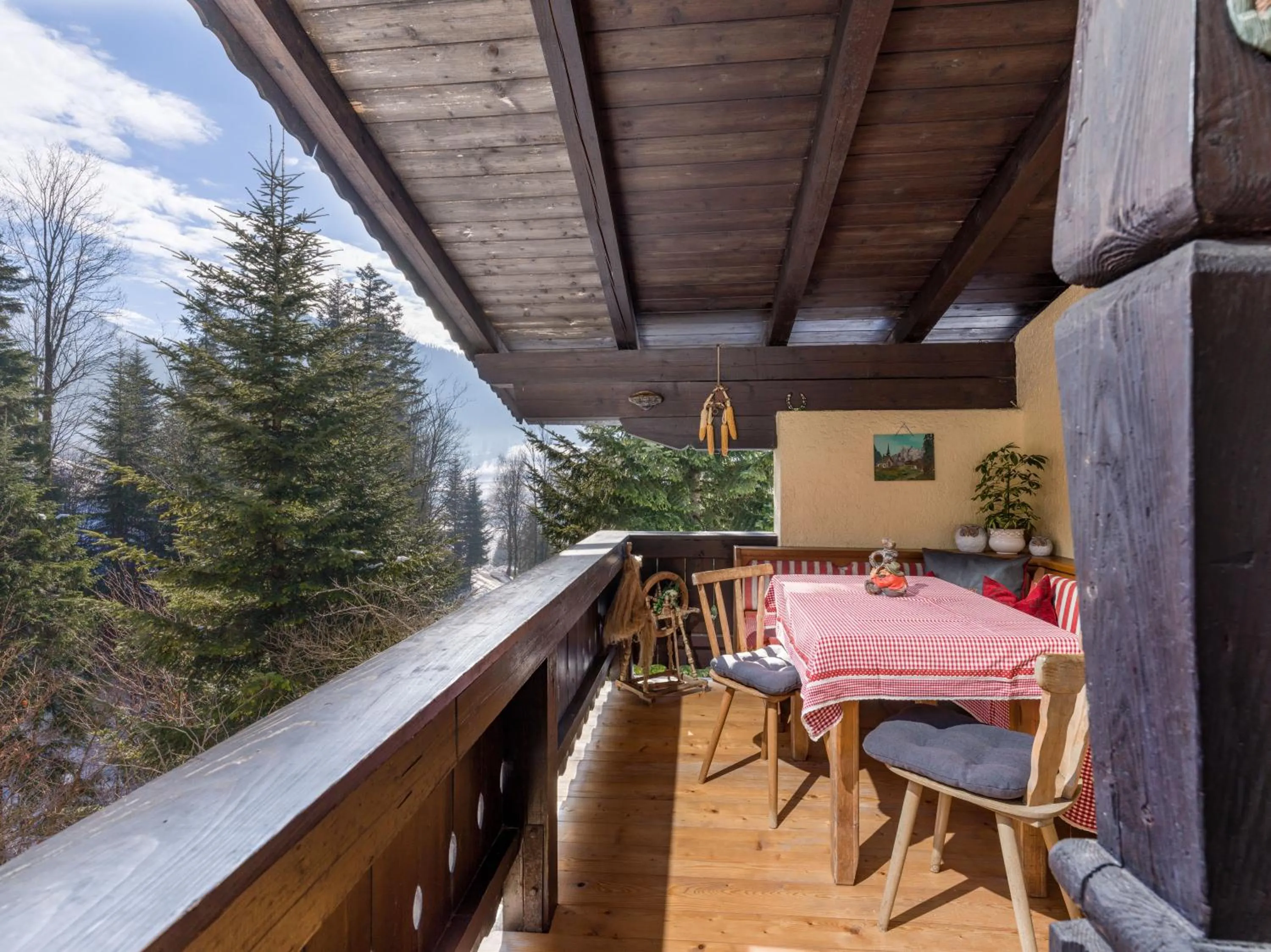 Balcony/Terrace in Sunnseit Lodge - Kitzbüheler Alpen