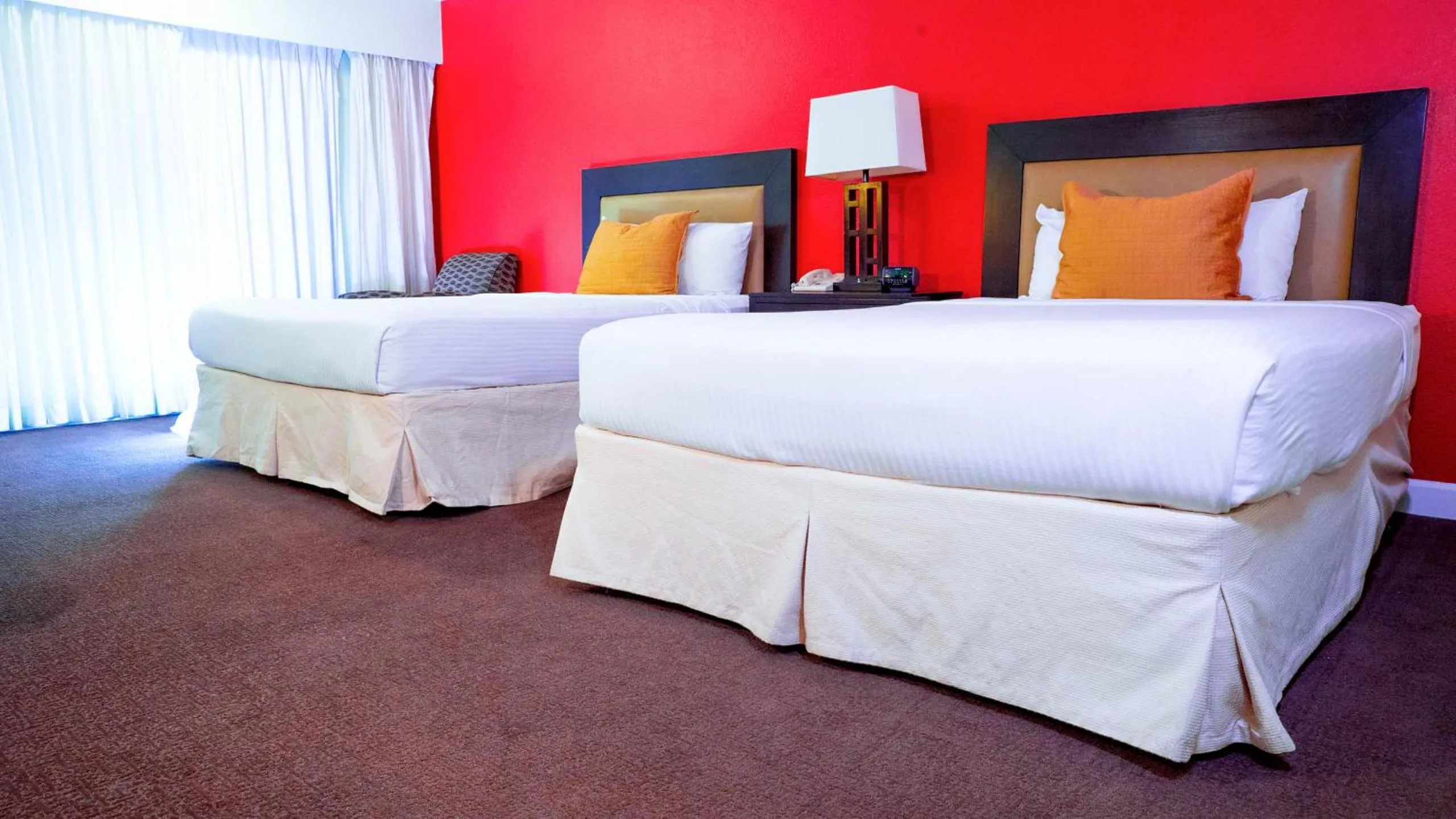 Bedroom, Bed in Studio 6 Anaheim Hills CA