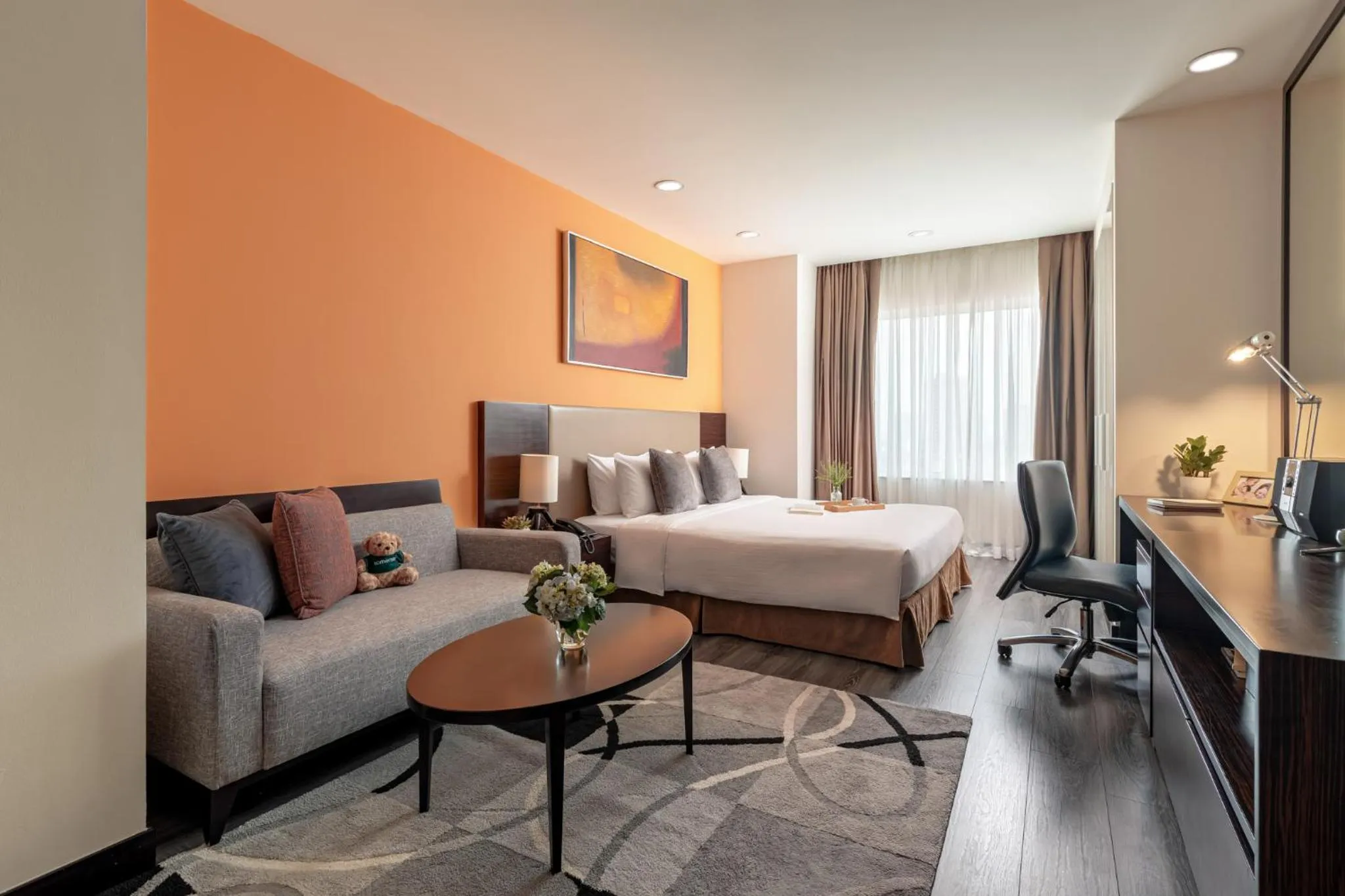 Bed in Somerset Hoa Binh Hanoi