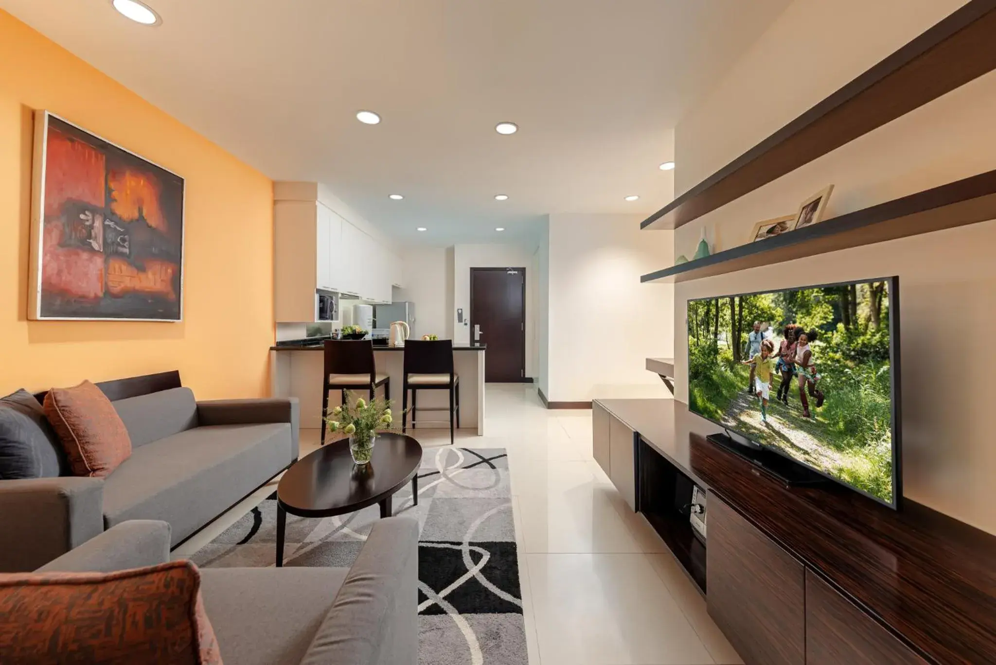 One-Bedroom Deluxe Twin in Somerset Hoa Binh Hanoi One-Bedroom Deluxe Twin in Somerset Hoa Binh Hanoi
