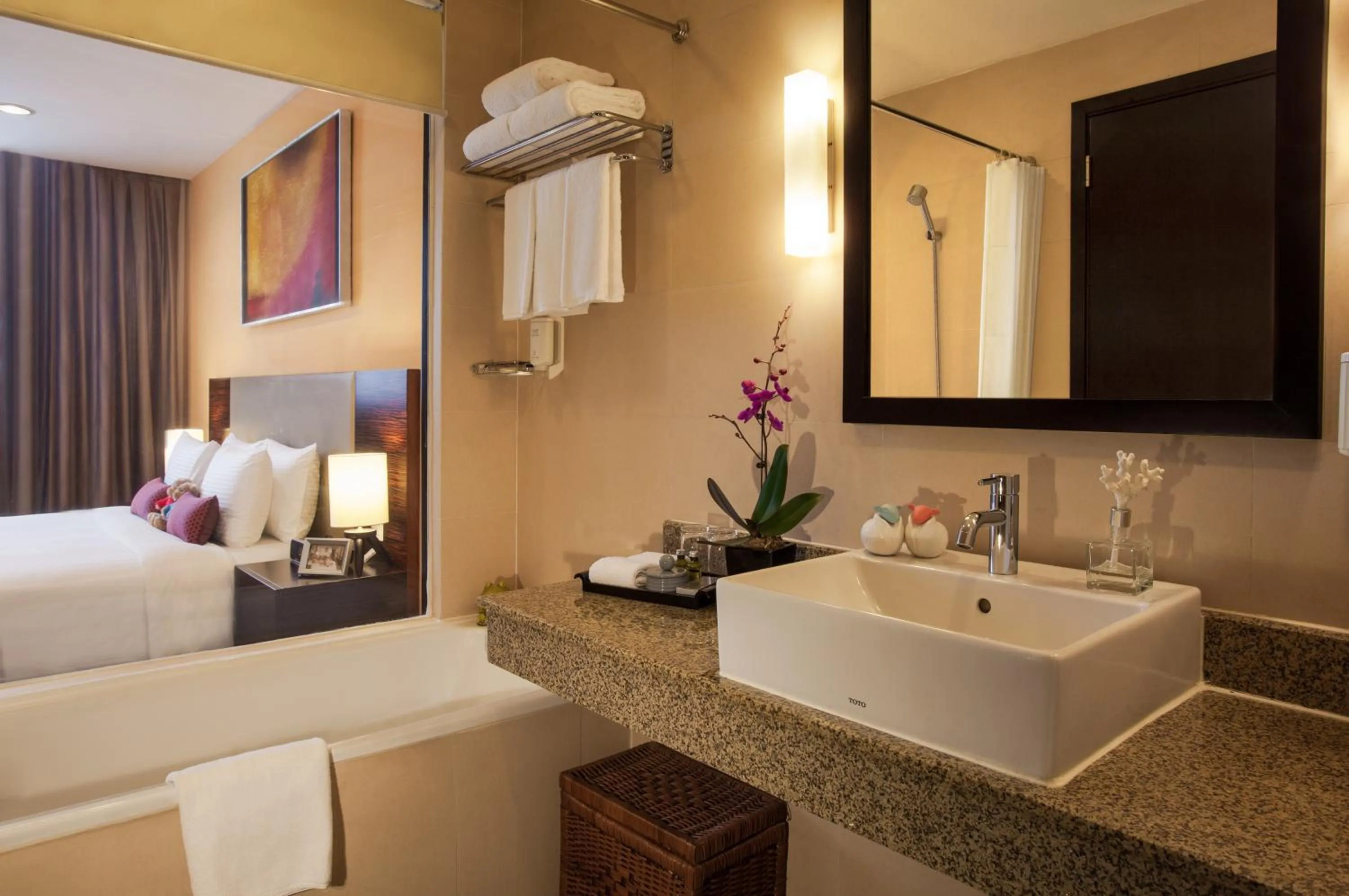 Bathroom in Somerset Hoa Binh Hanoi