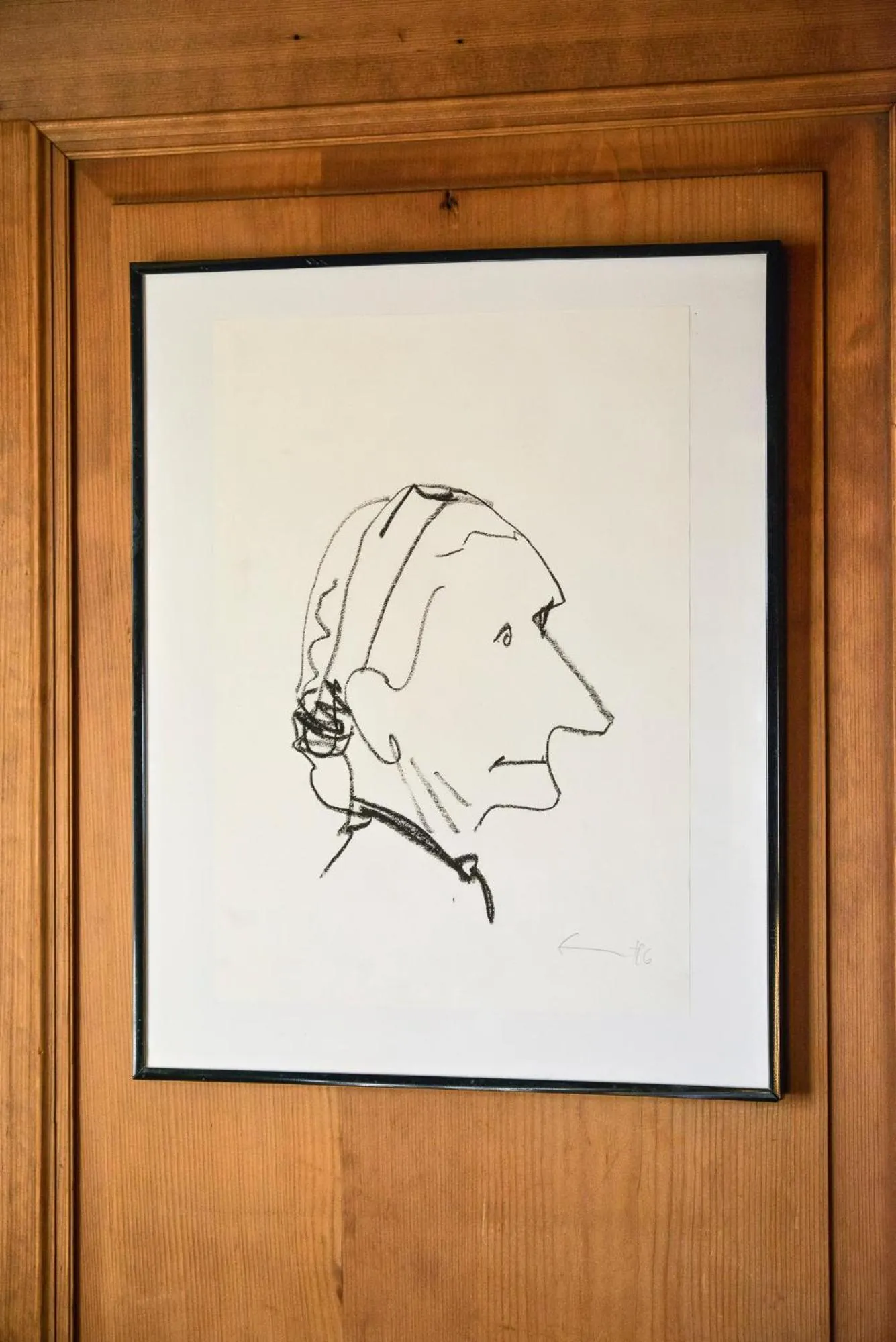 Decorative detail in Gasthof Hirschen Schwarzenberg