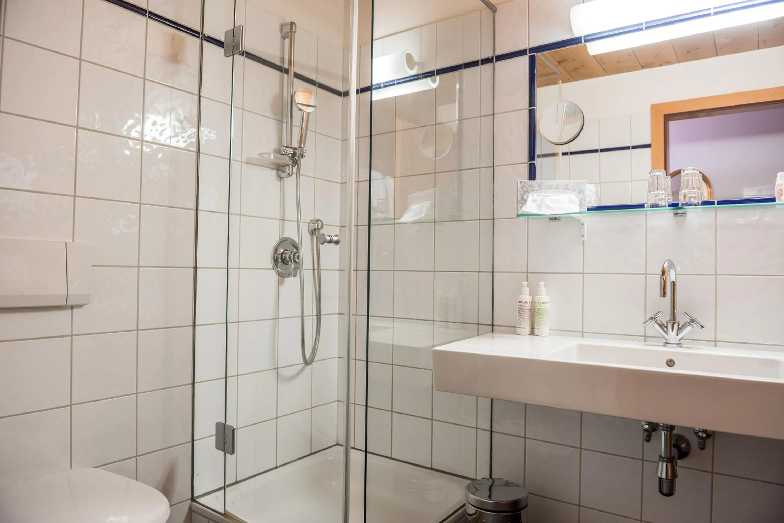 Shower, Bathroom in Gasthof Hirschen Schwarzenberg