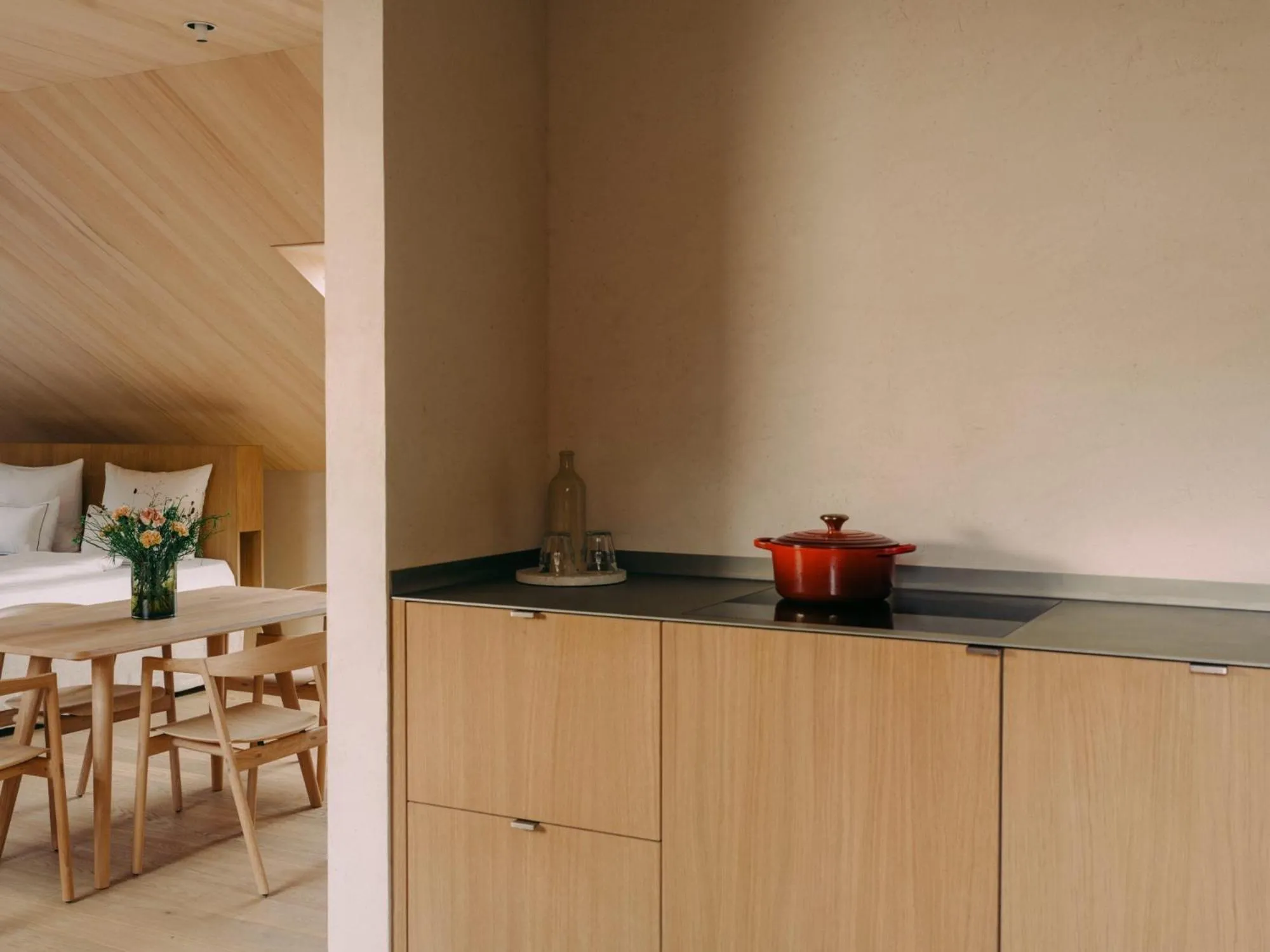 Kitchen or kitchenette, Kitchen/Kitchenette in Gasthof Hirschen Schwarzenberg