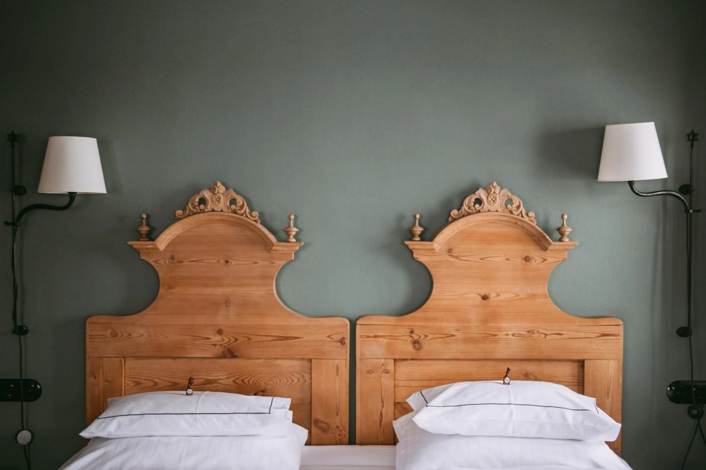 Photo of the whole room, Bed in Gasthof Hirschen Schwarzenberg