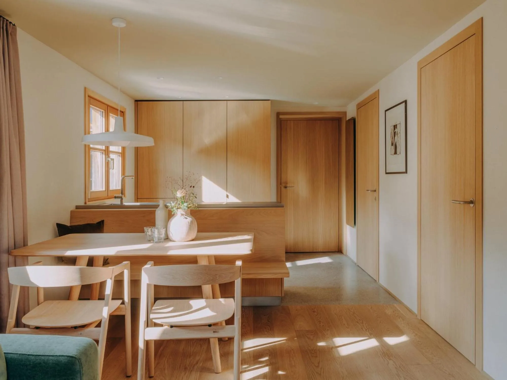 Kitchen or kitchenette, Dining Area in Gasthof Hirschen Schwarzenberg