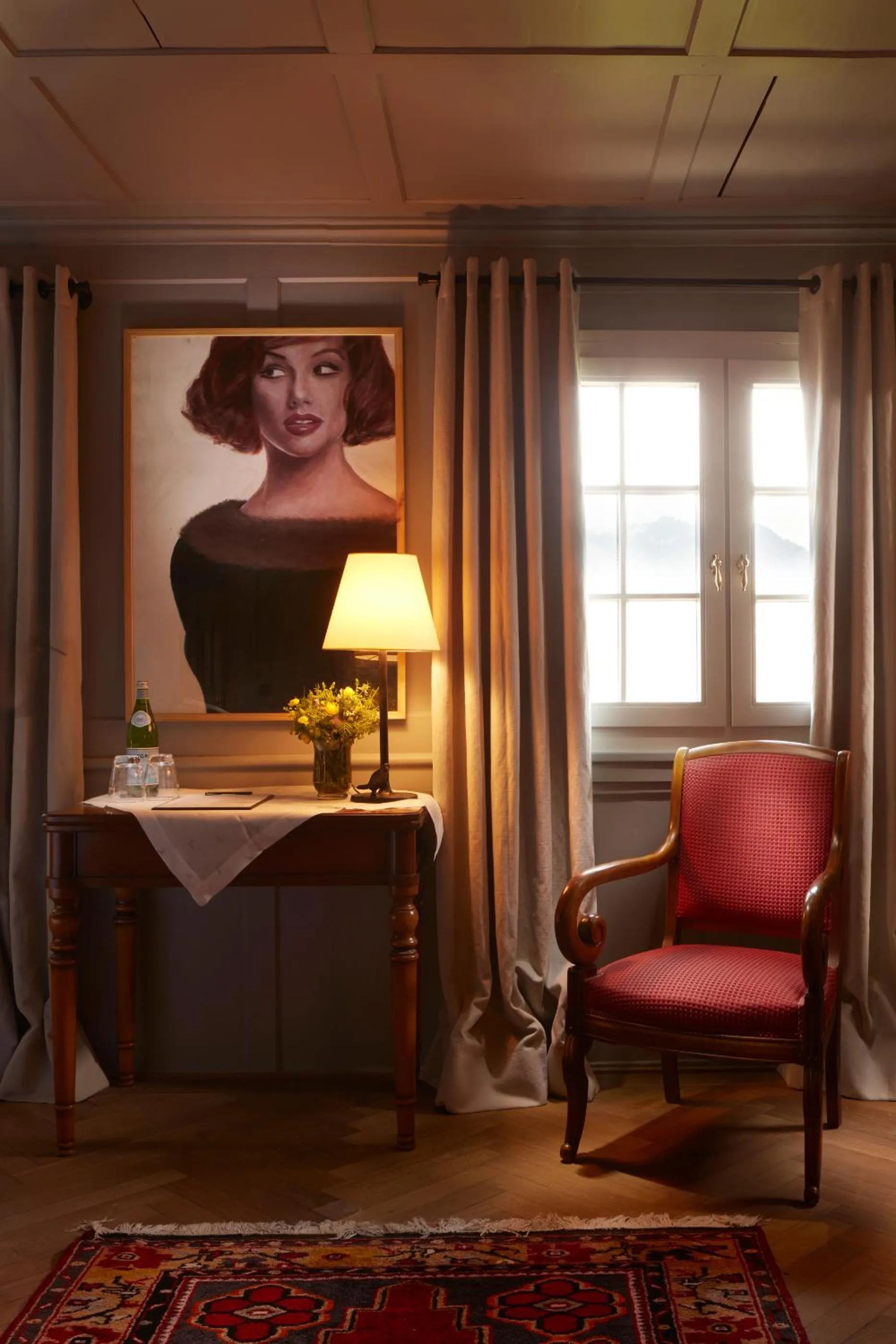 Decorative detail in Gasthof Hirschen Schwarzenberg