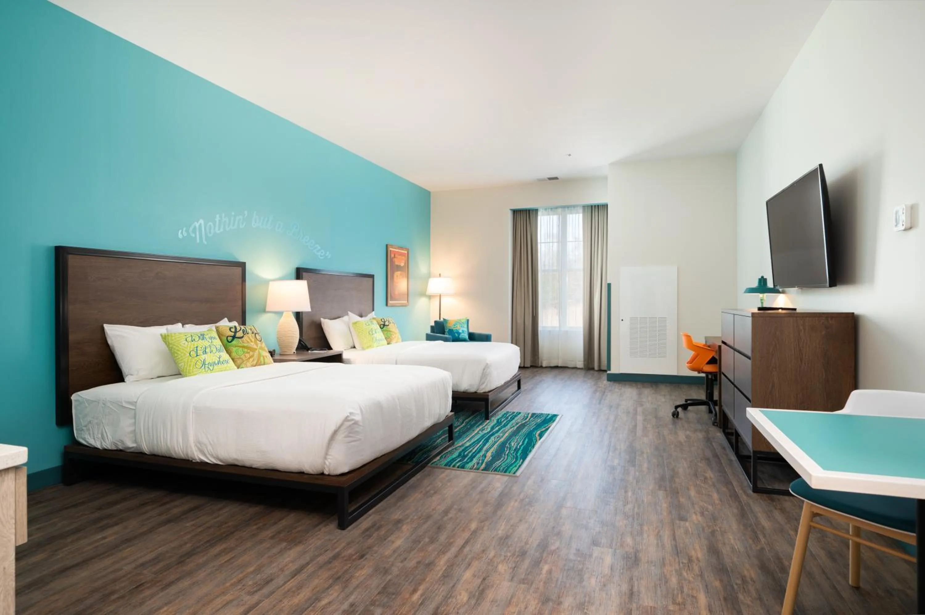 Photo of the whole room, Bed in The Lodge at Camp Margaritaville