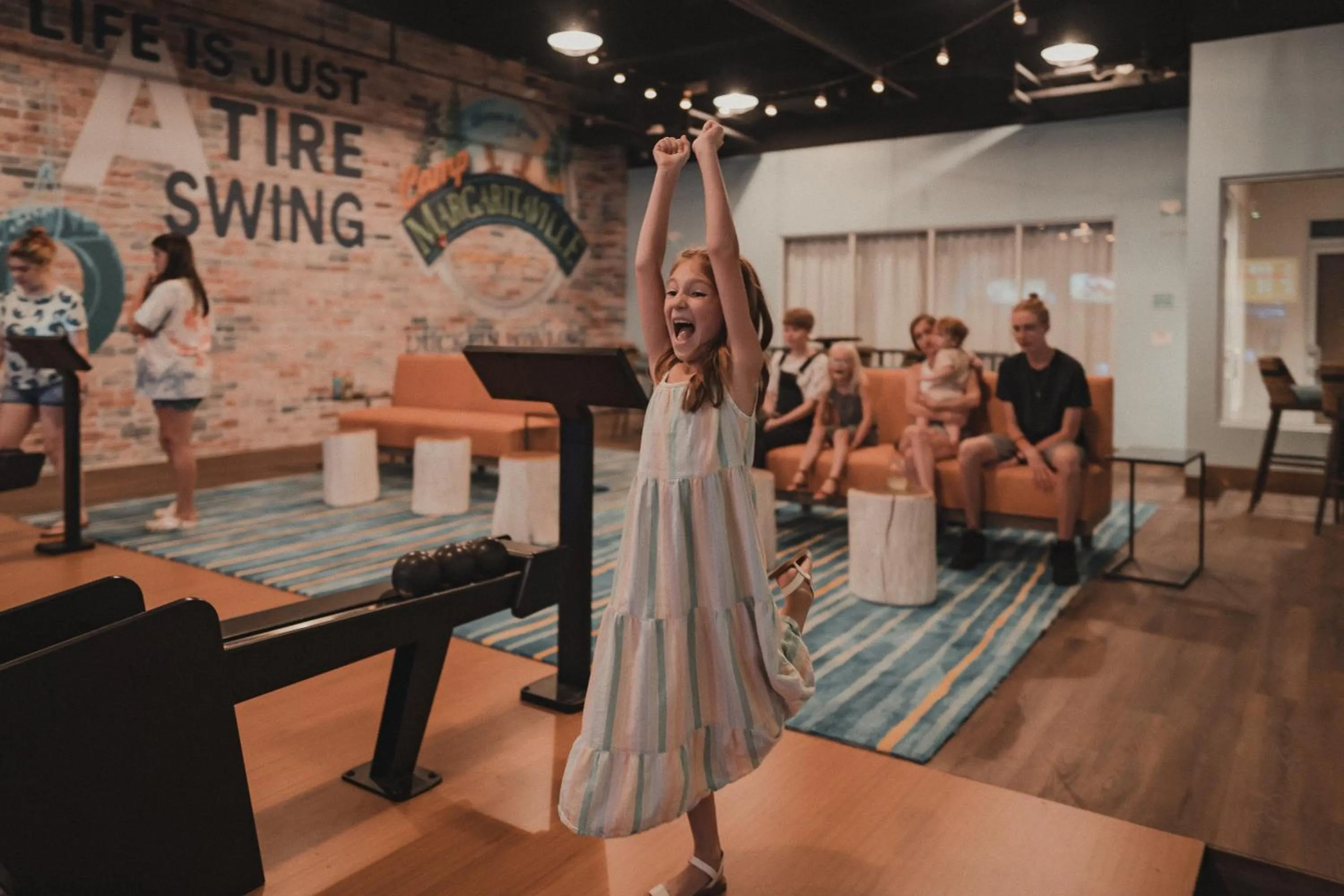 Bowling in The Lodge at Camp Margaritaville