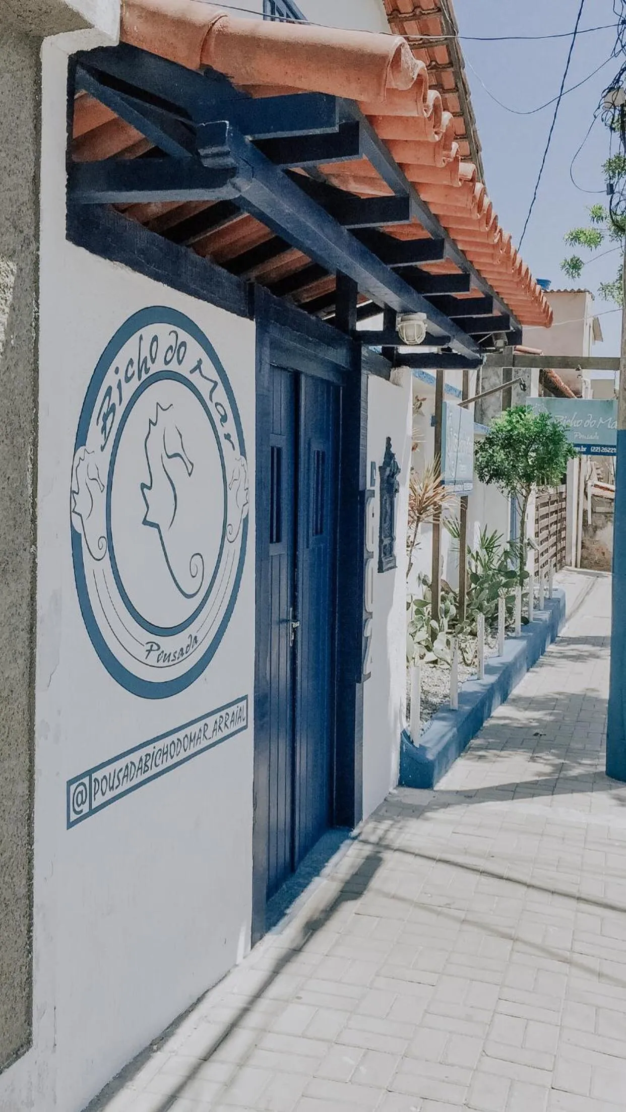 Facade/entrance in Pousada Bicho do Mar