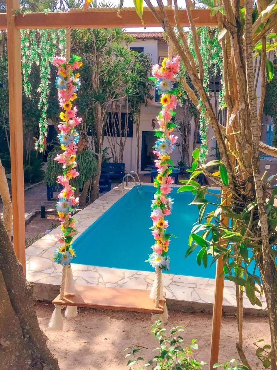 Garden view in Pousada Bicho do Mar