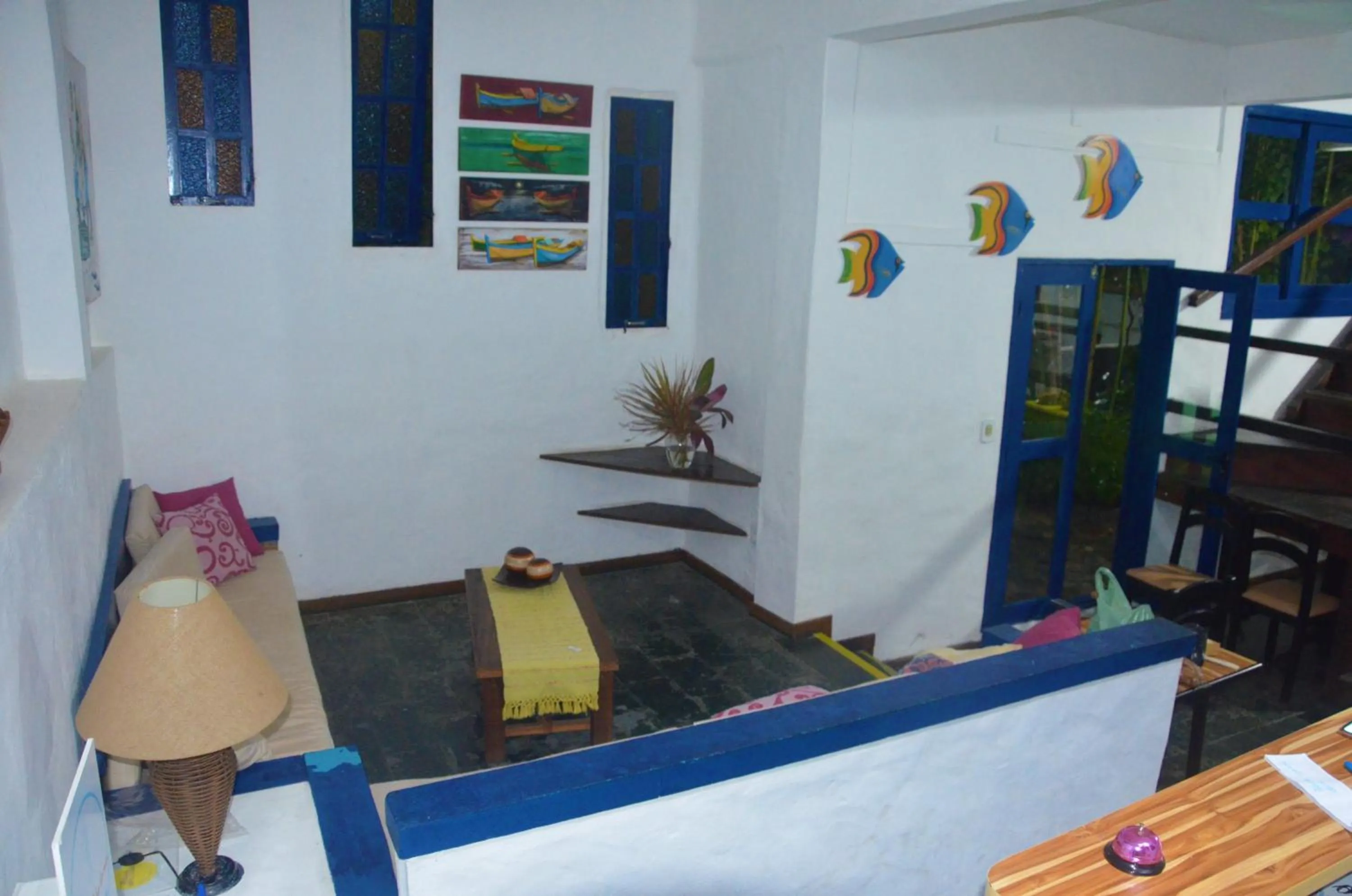 Lobby or reception, Bed in Pousada Bicho do Mar