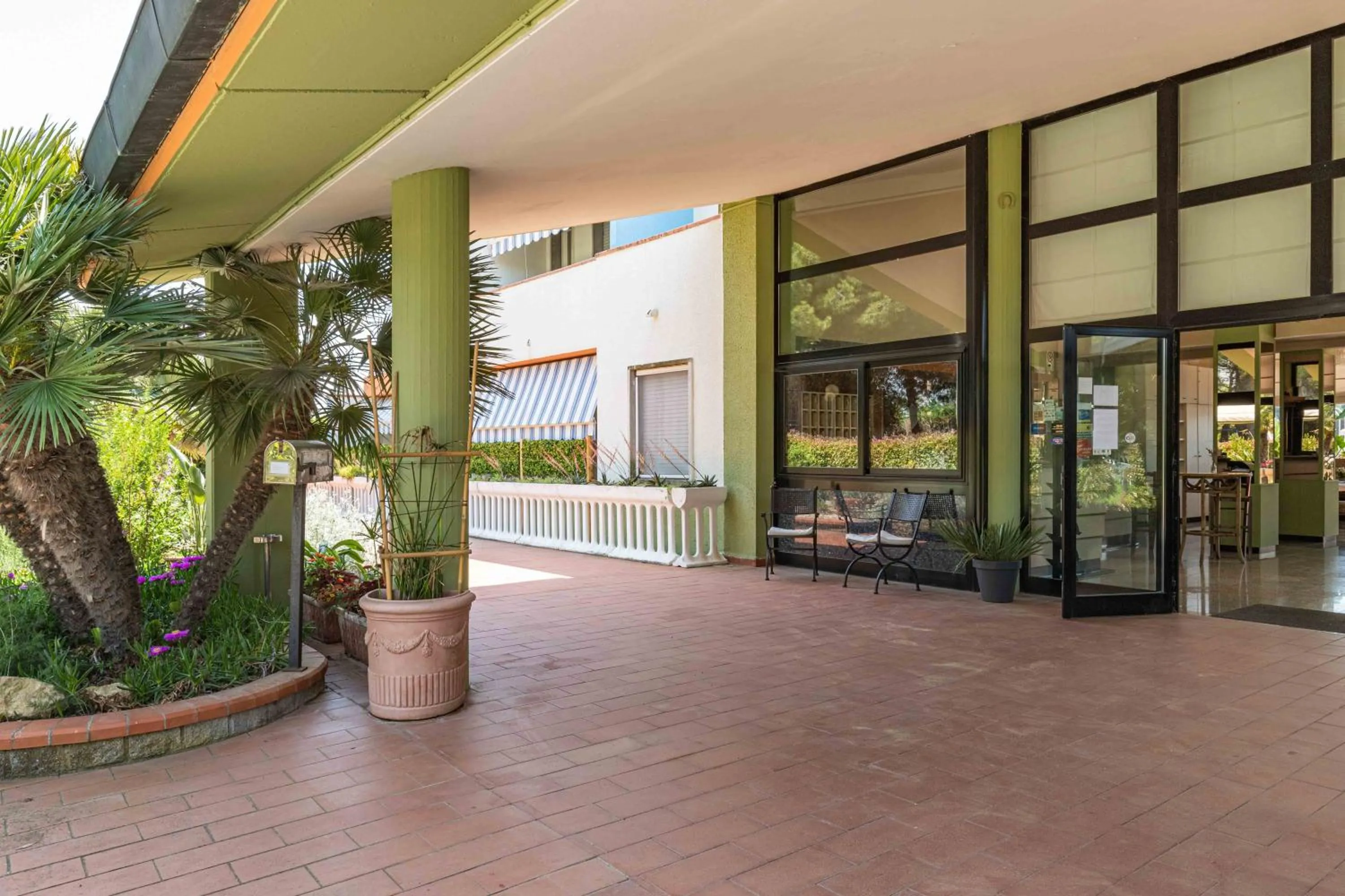 Patio in Hotel Riva Etrusca