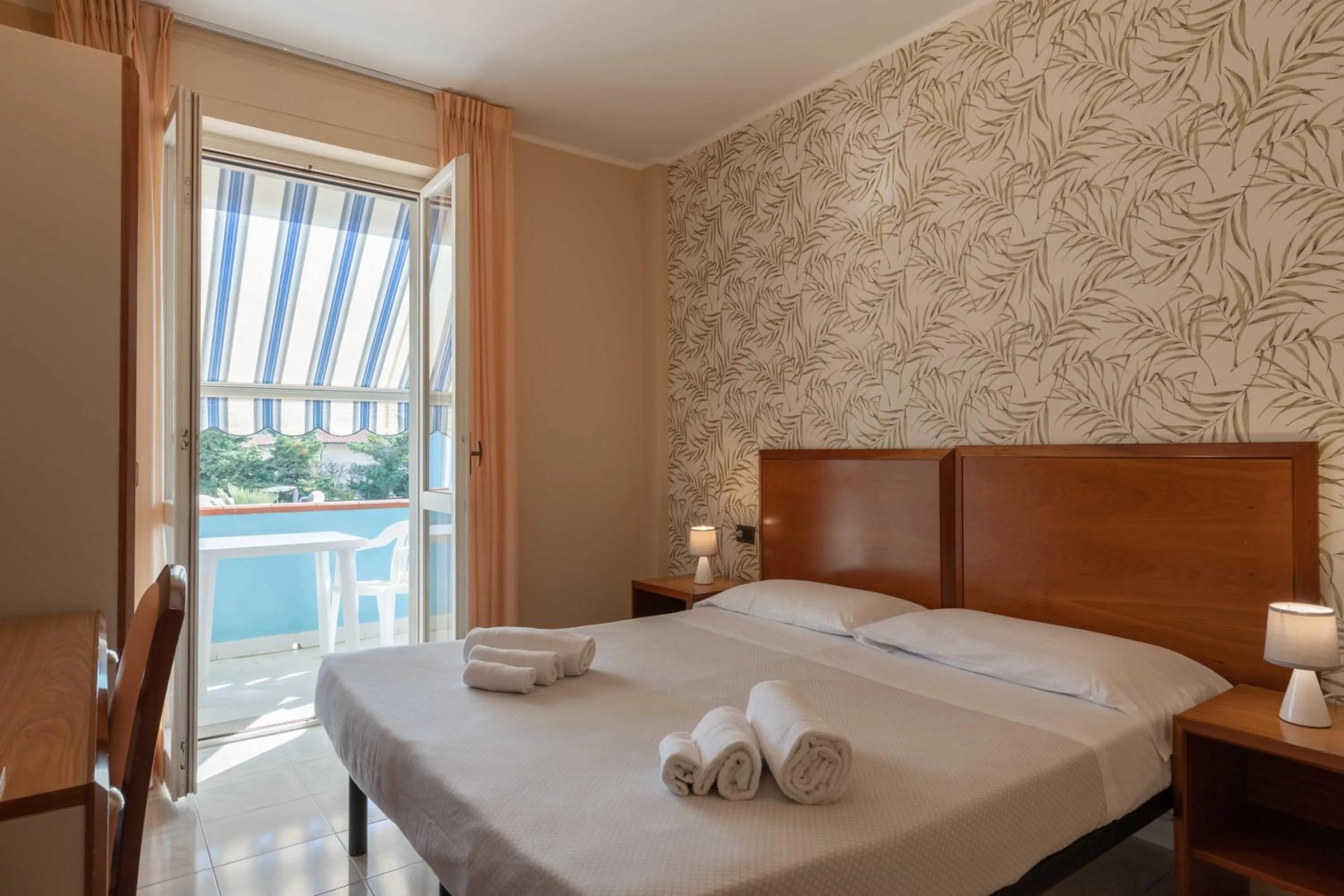 Bed in Hotel Riva Etrusca