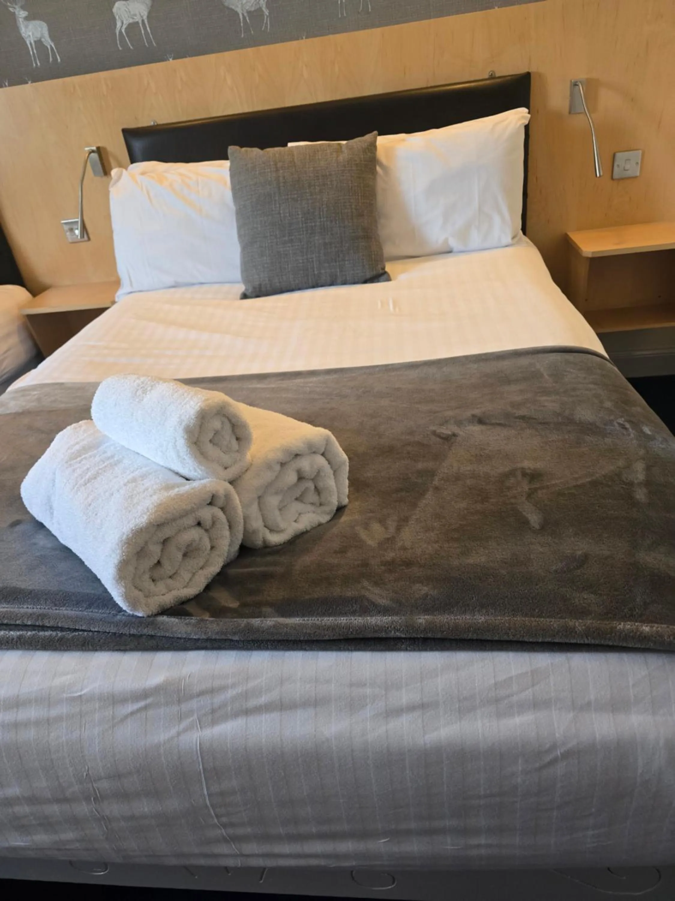Bed in The Mill Forge Hotel