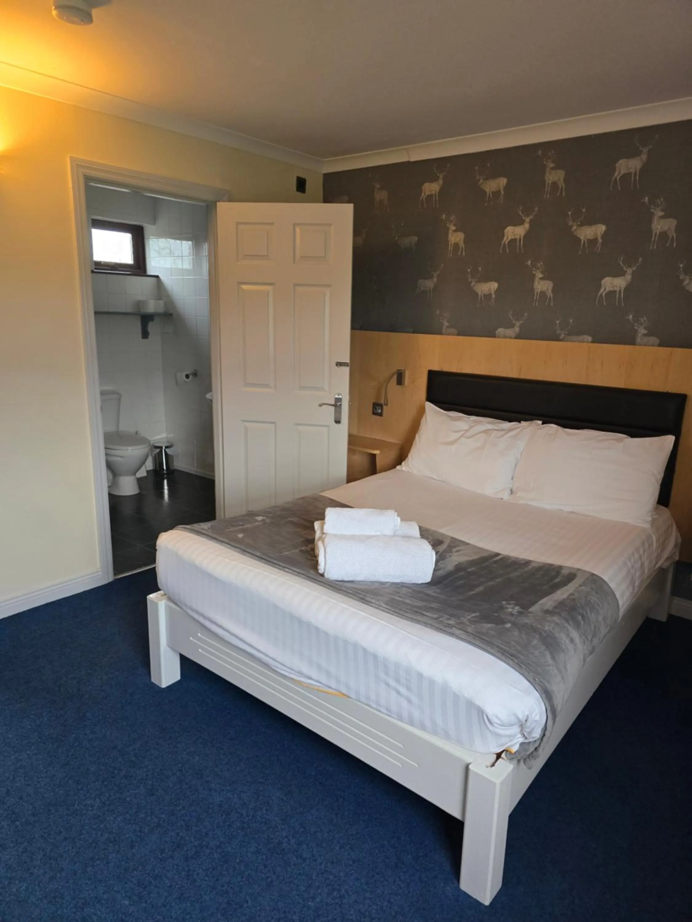 Bed in The Mill Forge Hotel