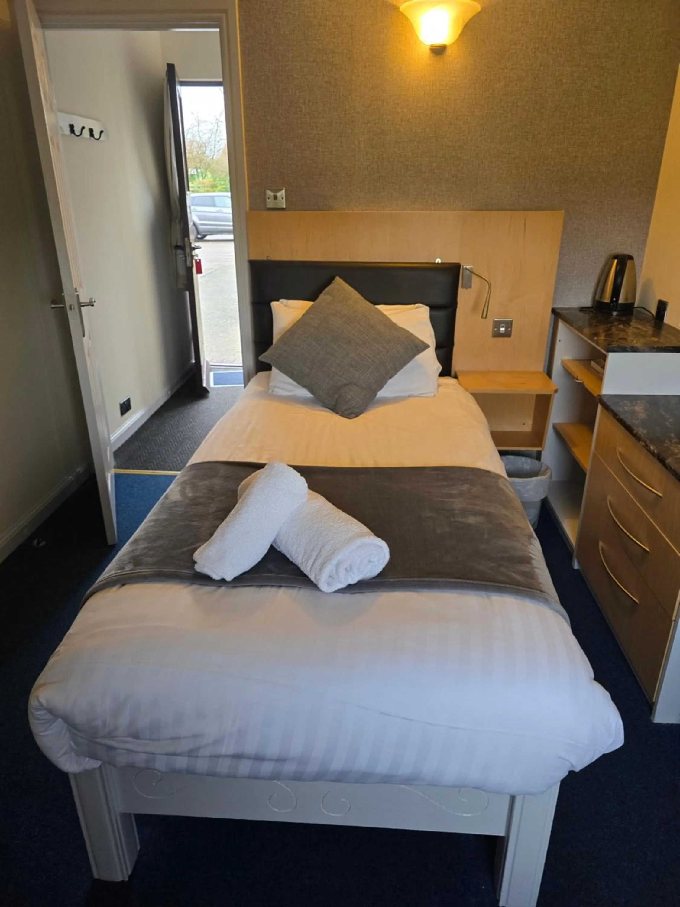 Bed in The Mill Forge Hotel