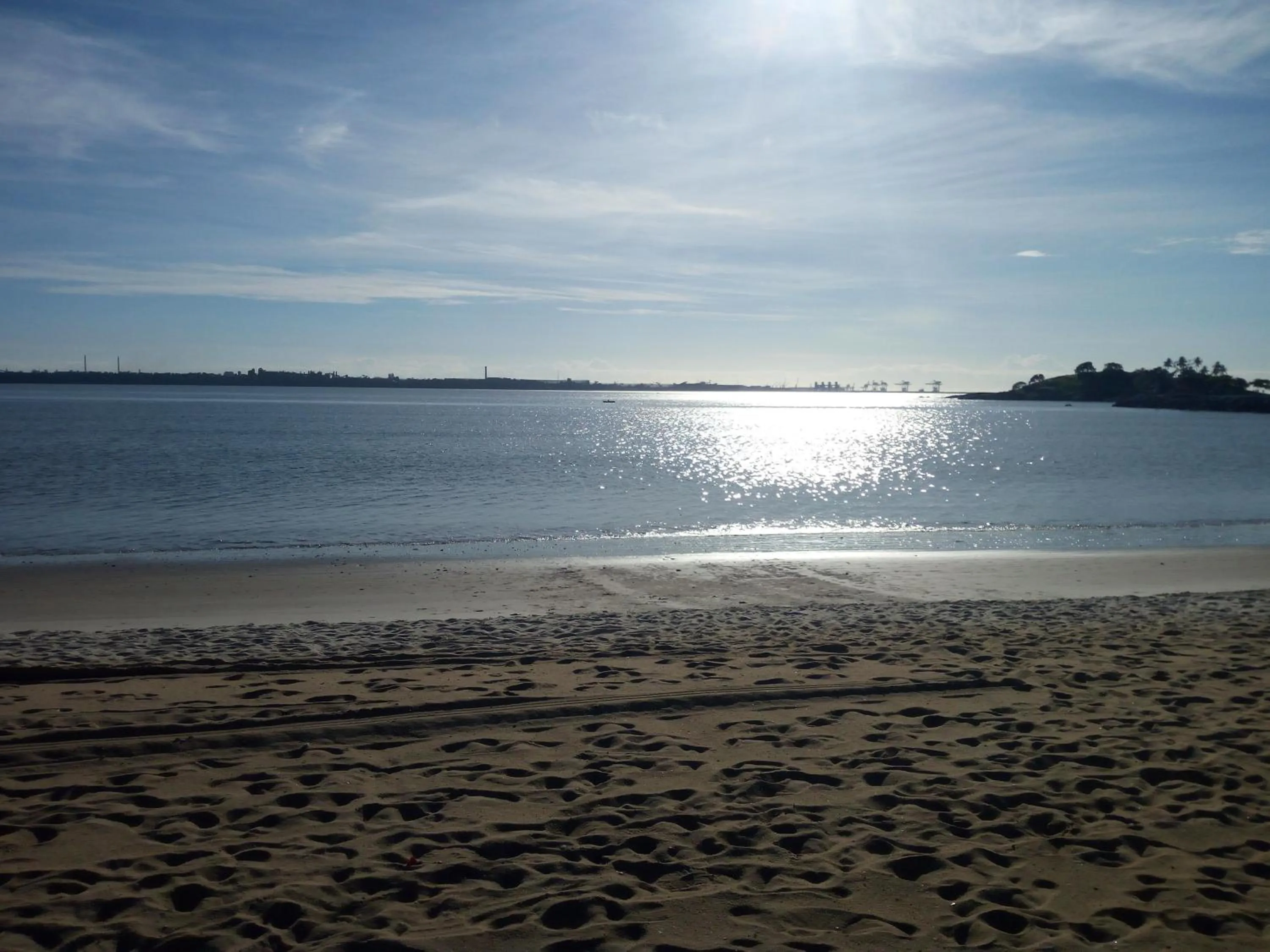 Beach in Onça da Praia Hostel