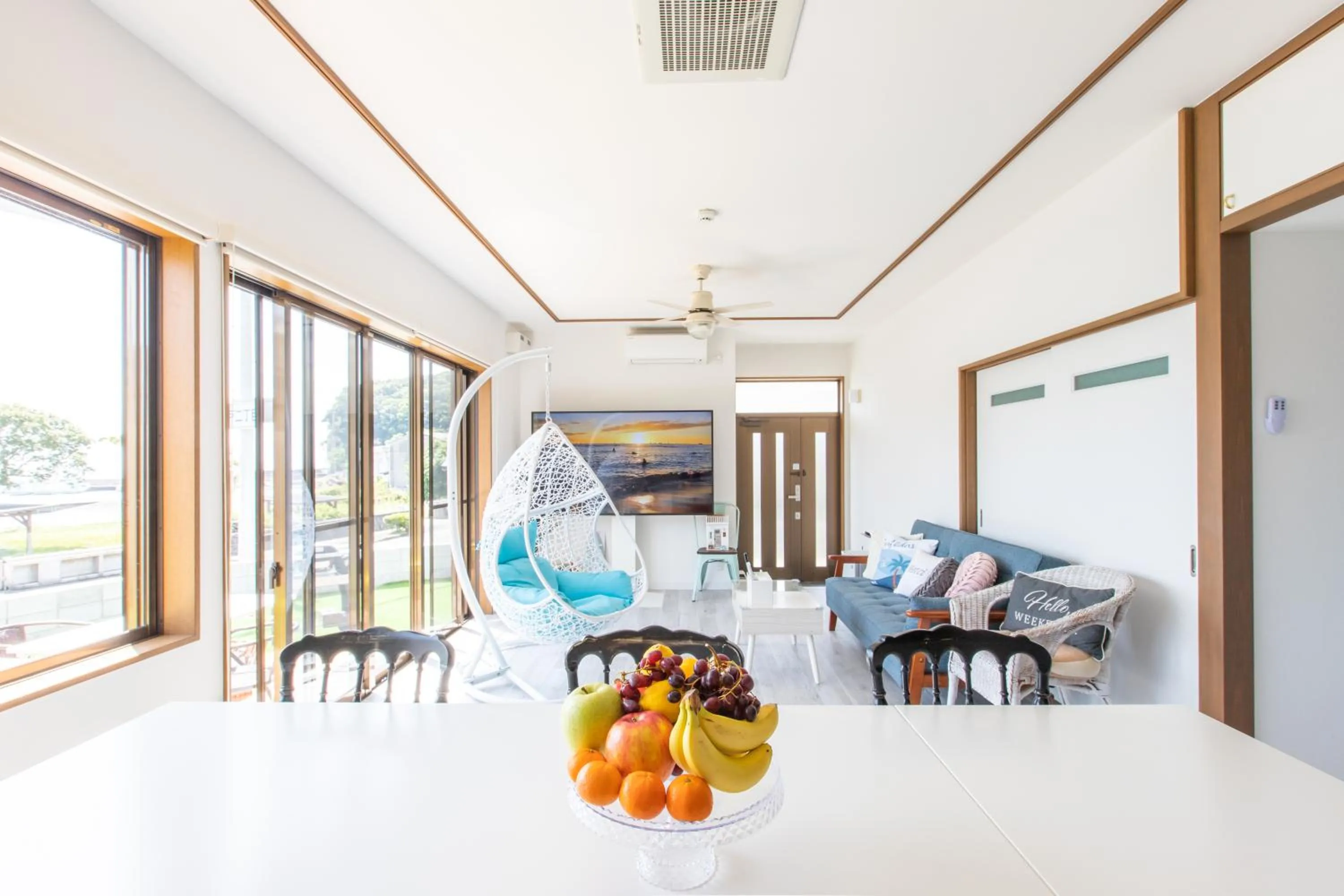 Living room in West Coast Villa Shirahama