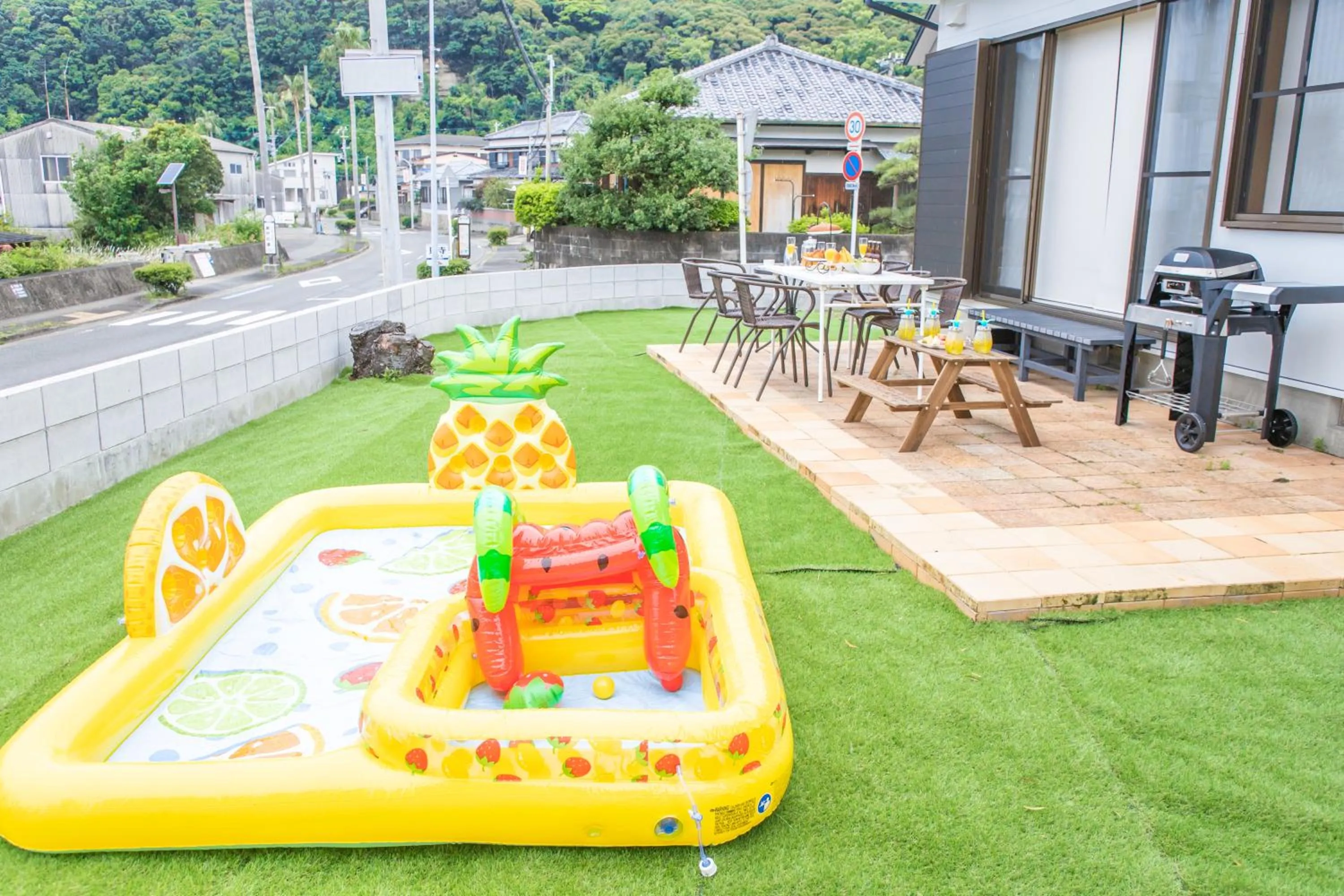 Balcony/Terrace in West Coast Villa Shirahama