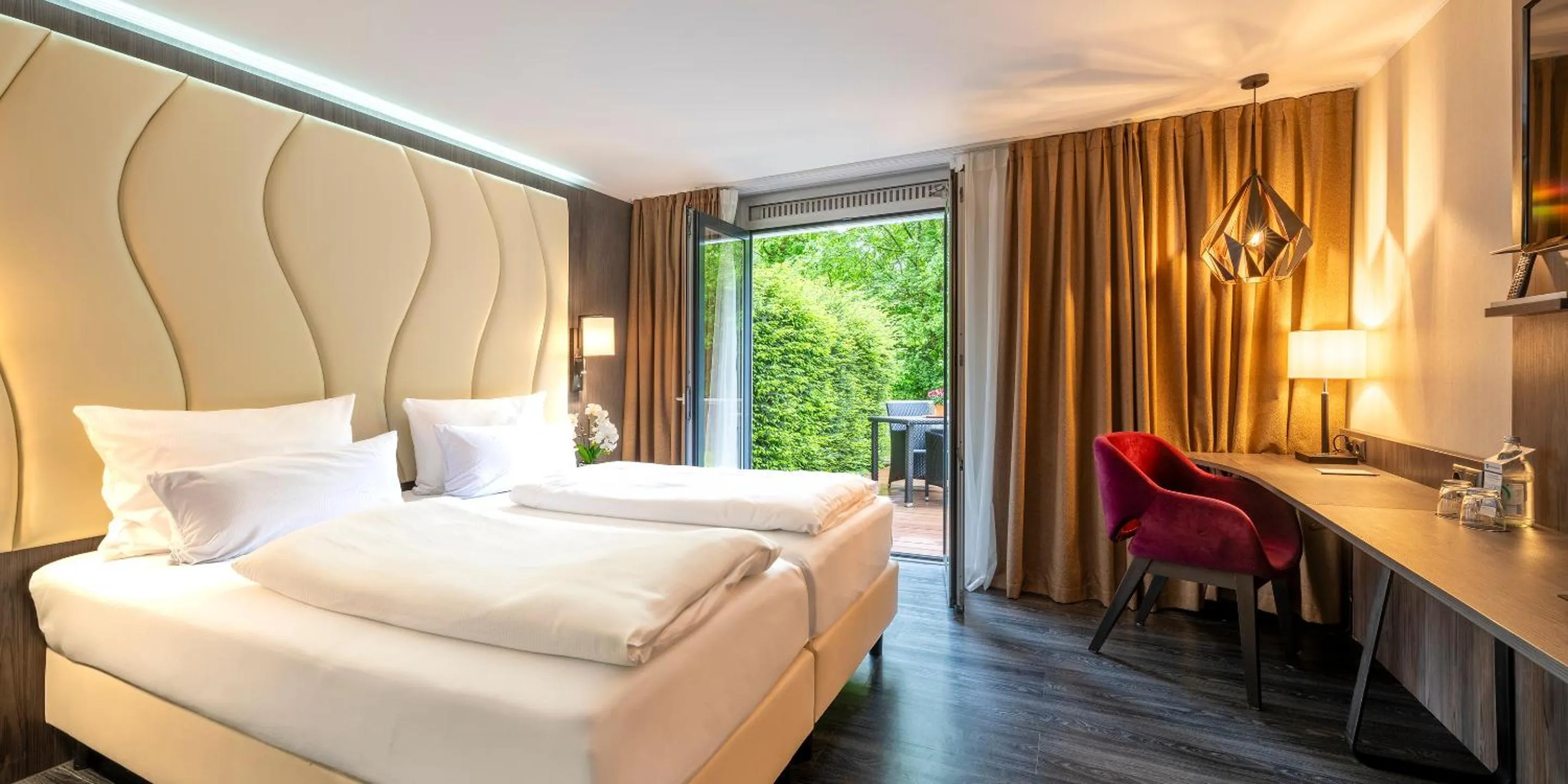 Bed in PLAZA Residence Stuttgart-Ditzingen