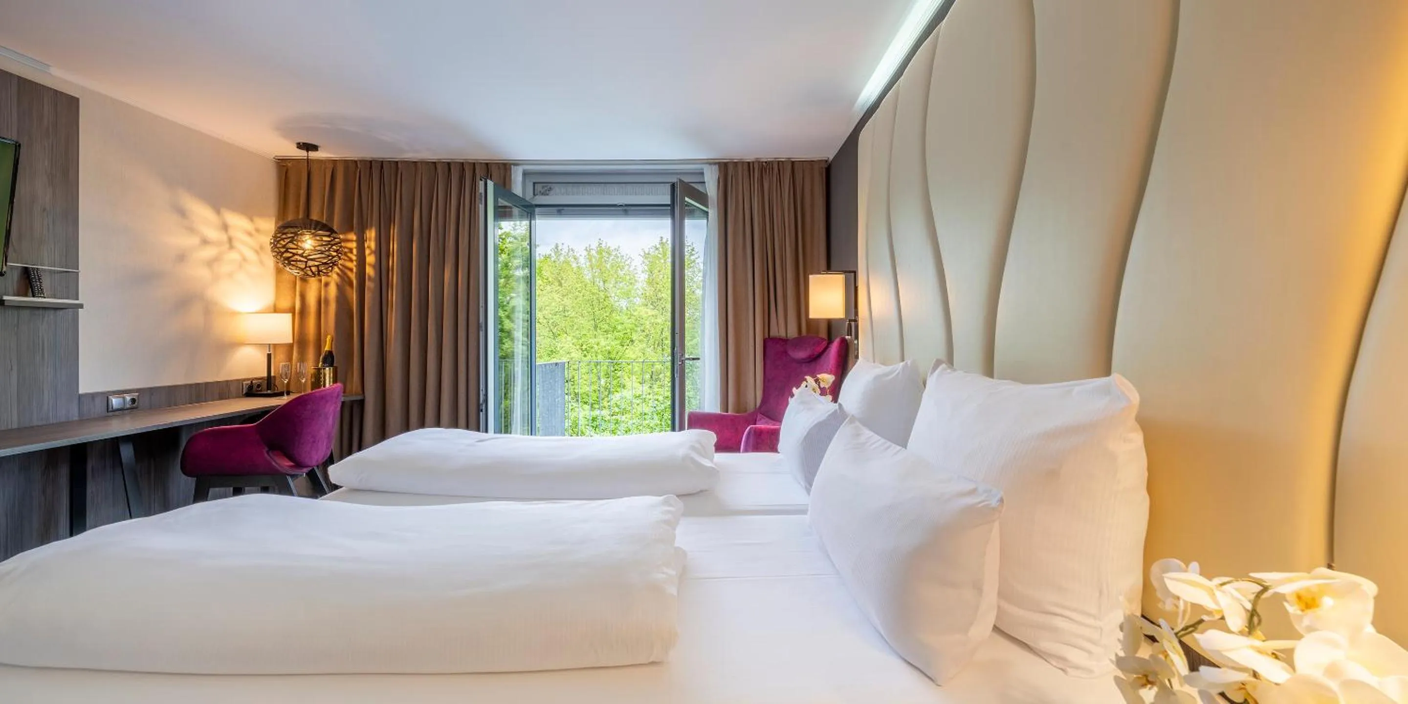 Bed in PLAZA Residence Stuttgart-Ditzingen