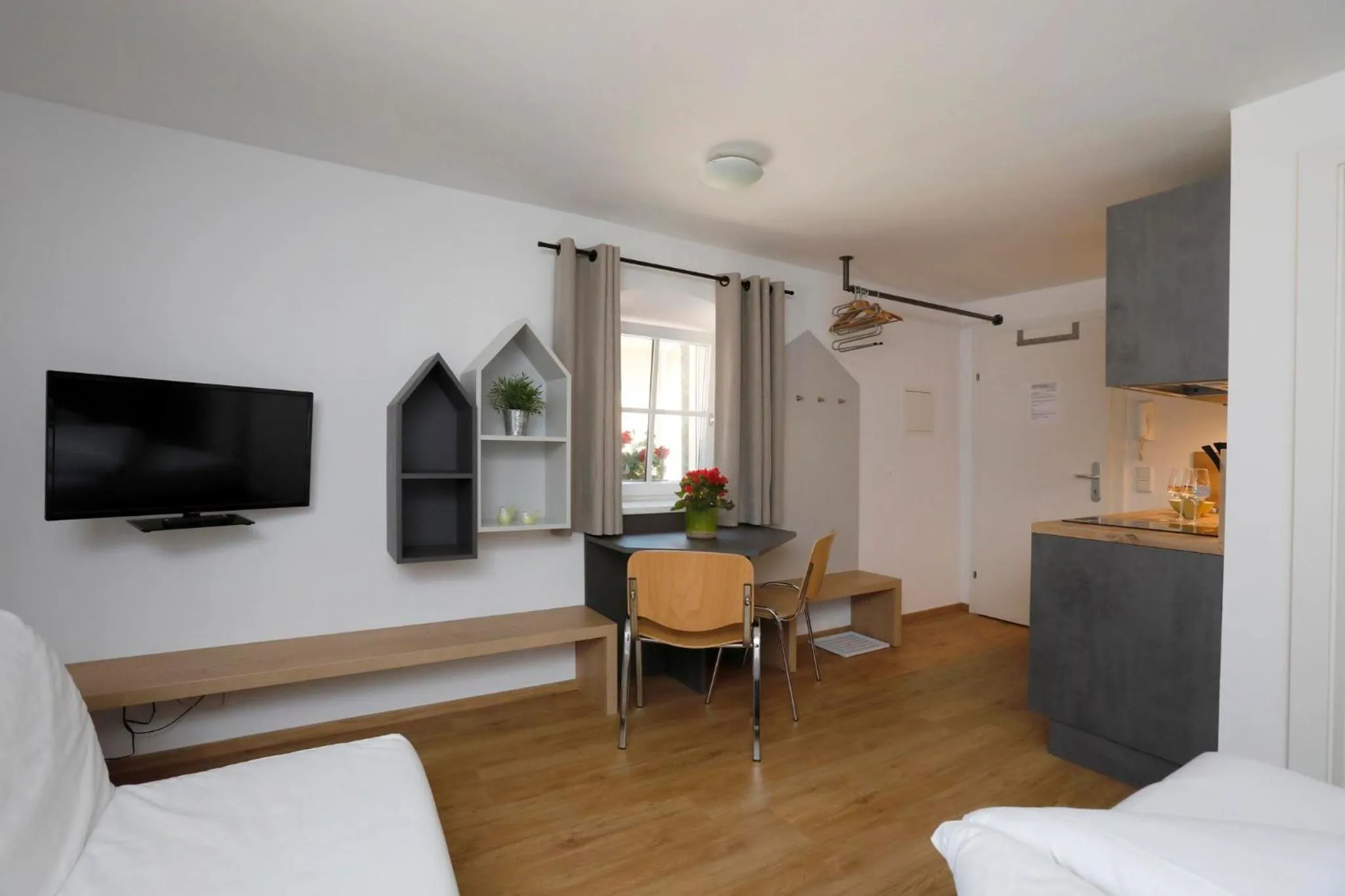 Dining area, Bed in Apartments Ante Portas