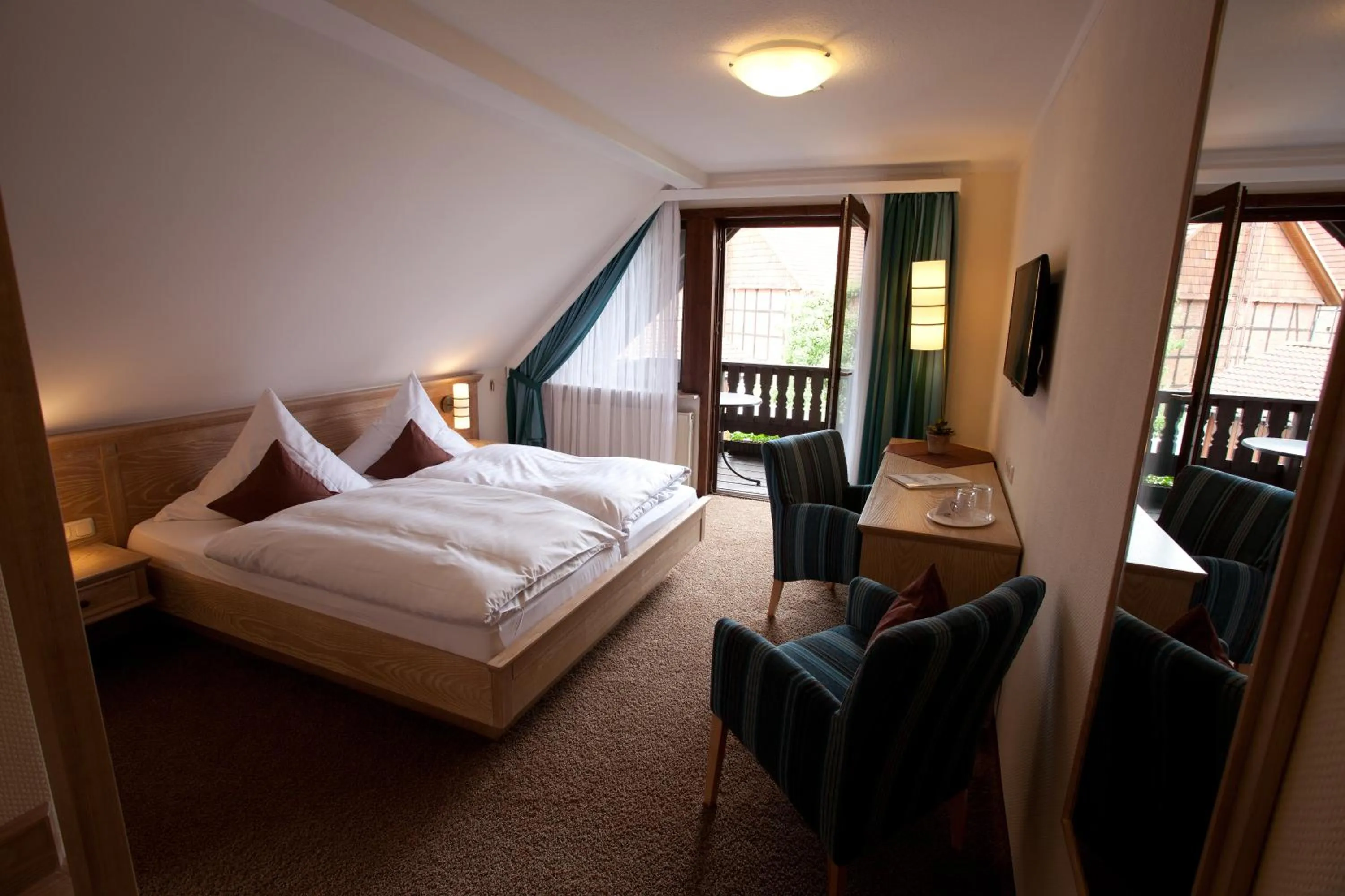 Day, Bed in Landhotel Teuteberg