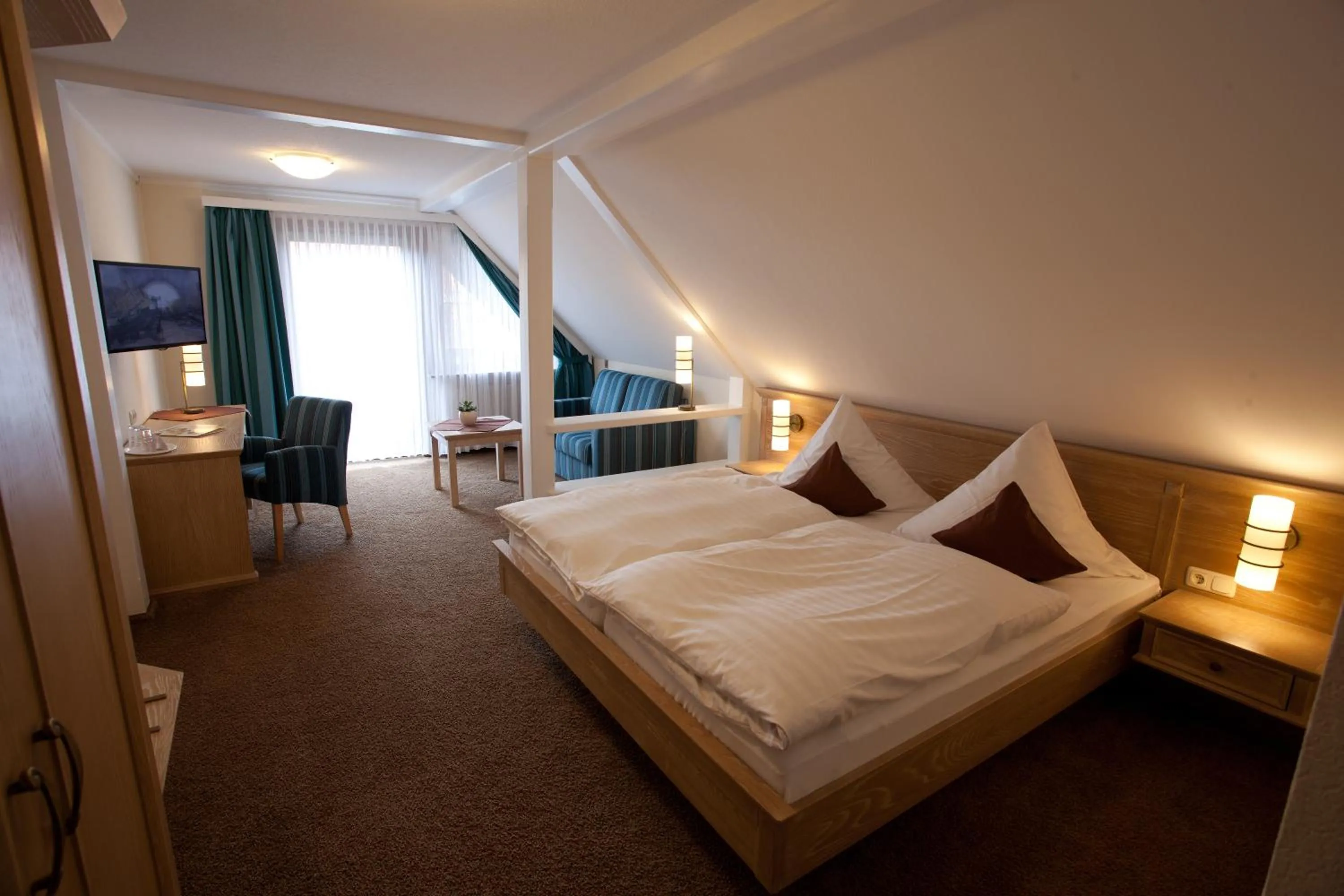 Day, Bed in Landhotel Teuteberg