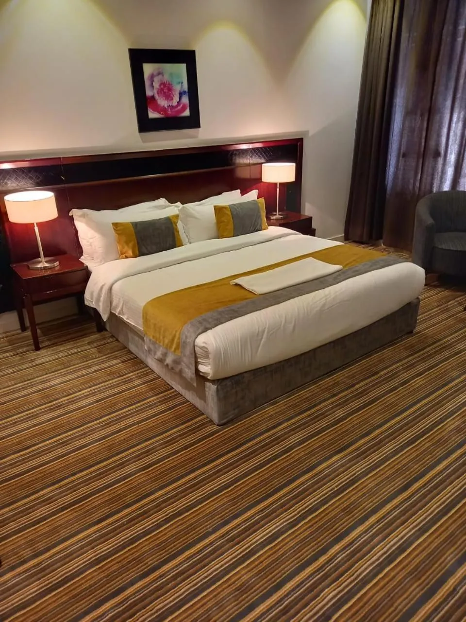 Bedroom, Bed in Taleen Serviced Apartments Granada