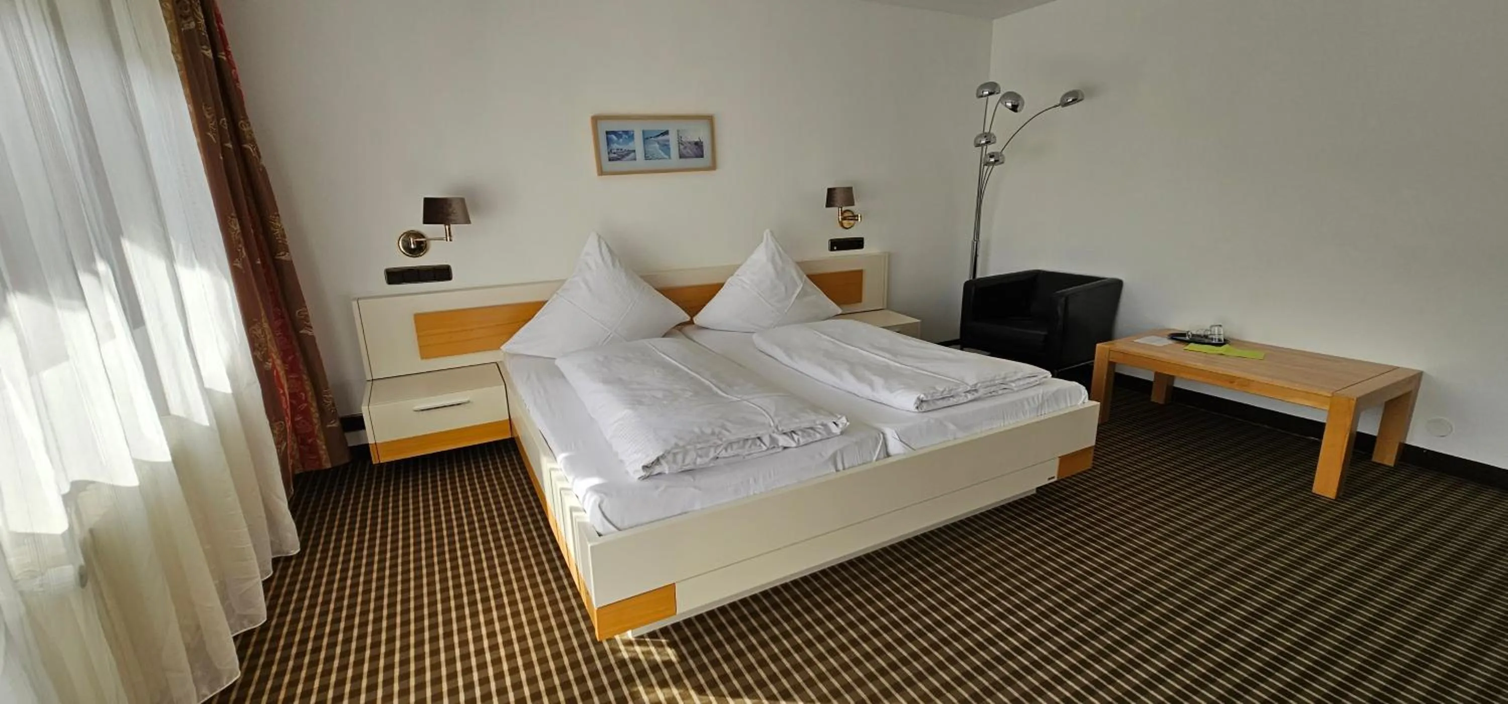 Photo of the whole room, Bed in Schwaben Resort Ebnisee