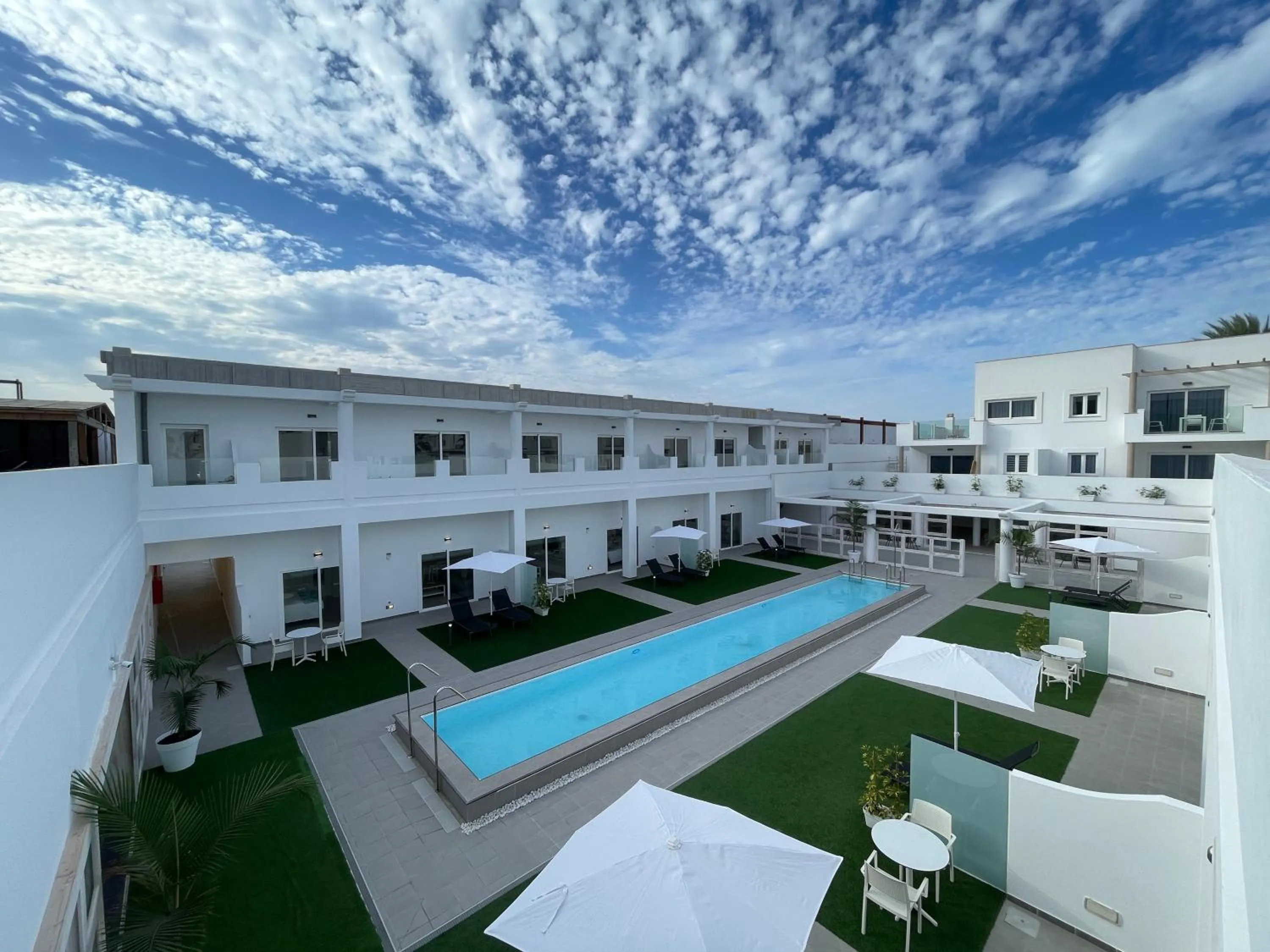 Pool view in Island Home Fuerteventura