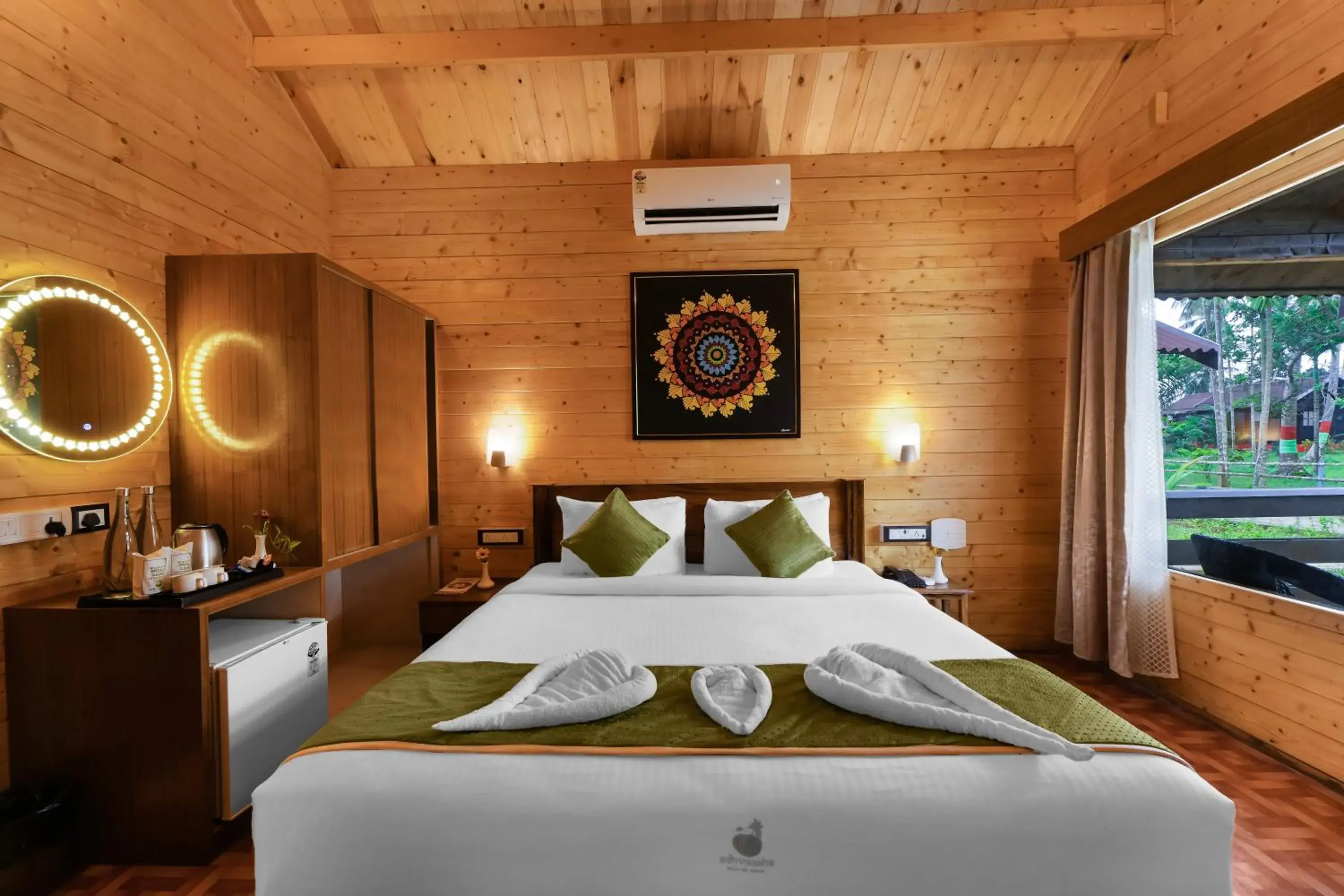 Premium Cottage with Bath Tub and Balcony in Adhvasaha Beach Spa Resort Premium Cottage with Bath Tub and Balcony in Adhvasaha Beach Spa Resort