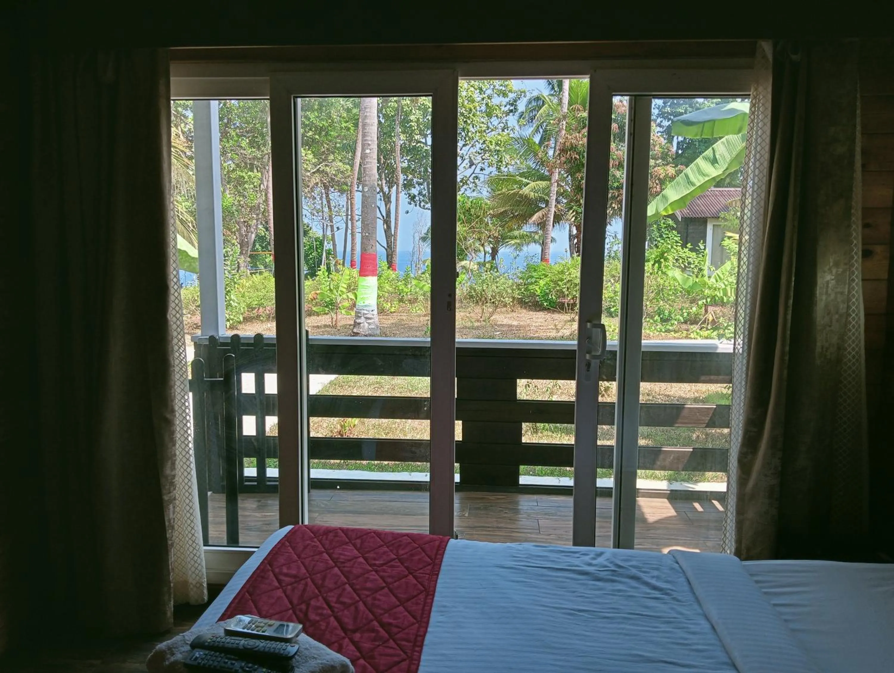 Bedroom in Adhvasaha Beach Spa Resort