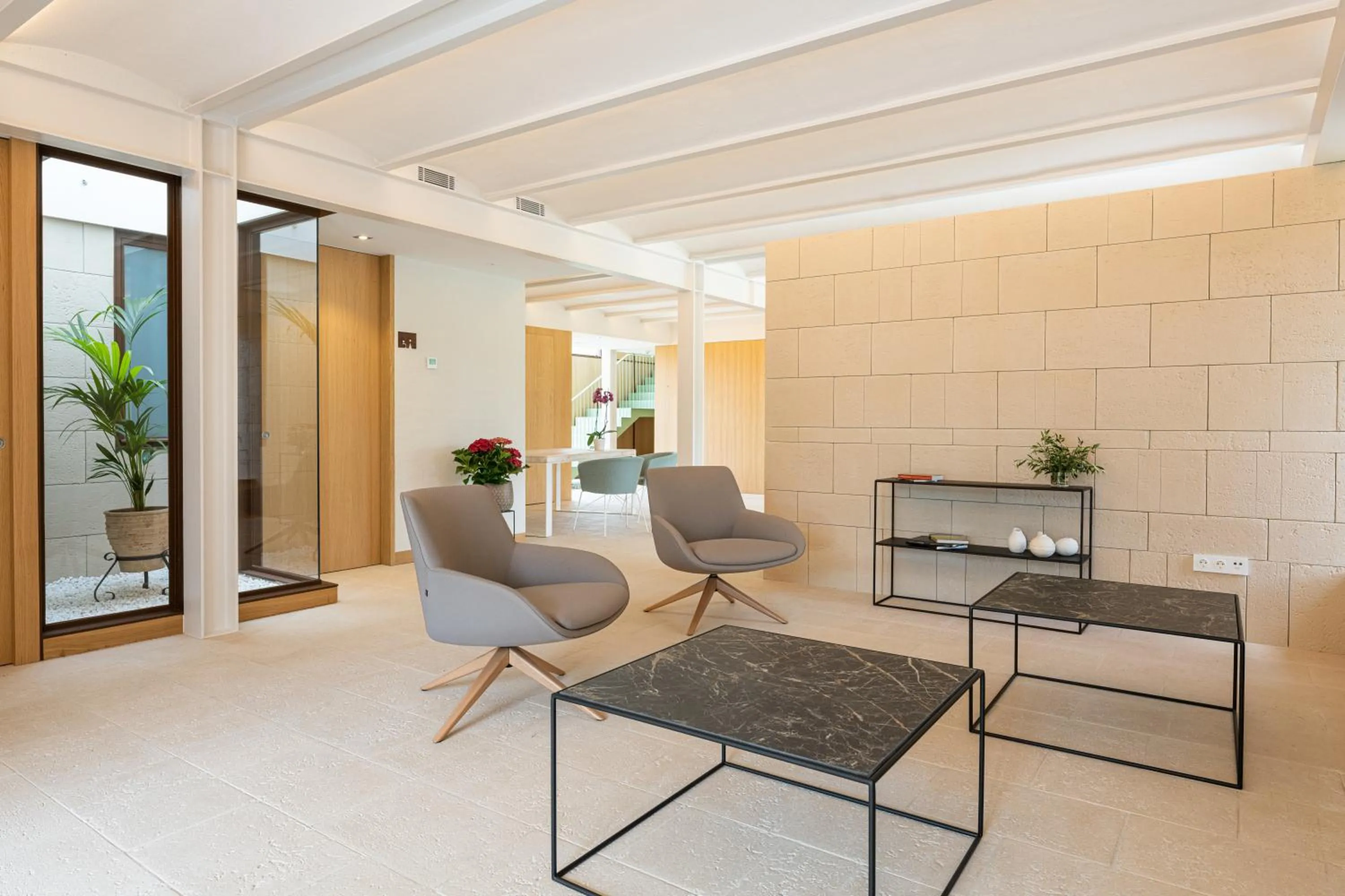 Lobby or reception in Agroturismo Malbuger Nou Menorca -Adults only-