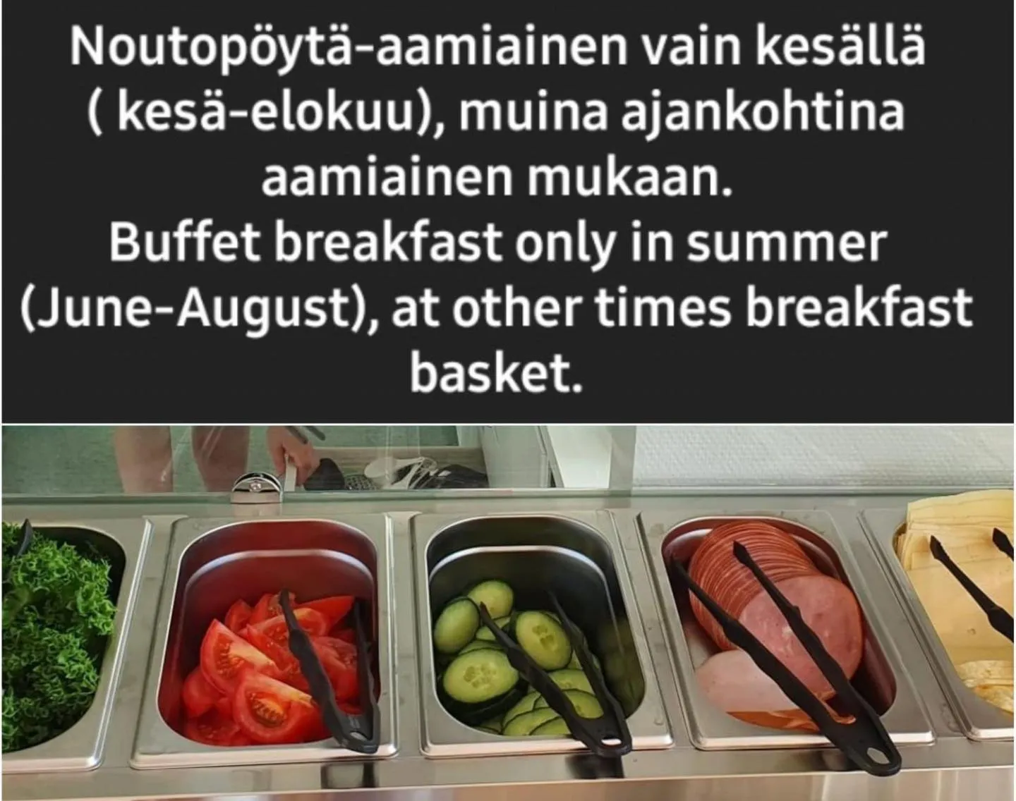 Breakfast in Vanha-Merivartioasema