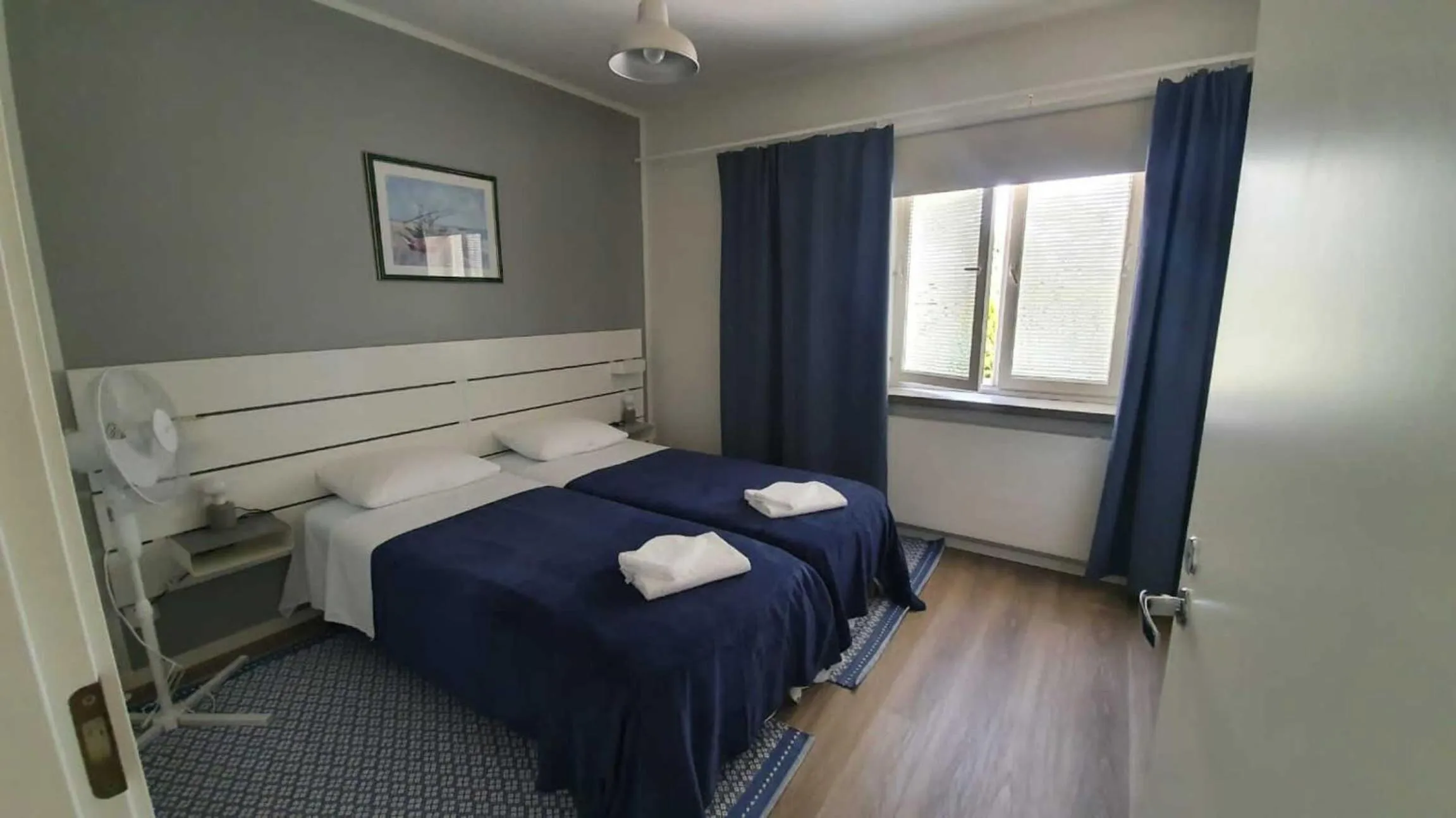 Bedroom, Bed in Vanha-Merivartioasema